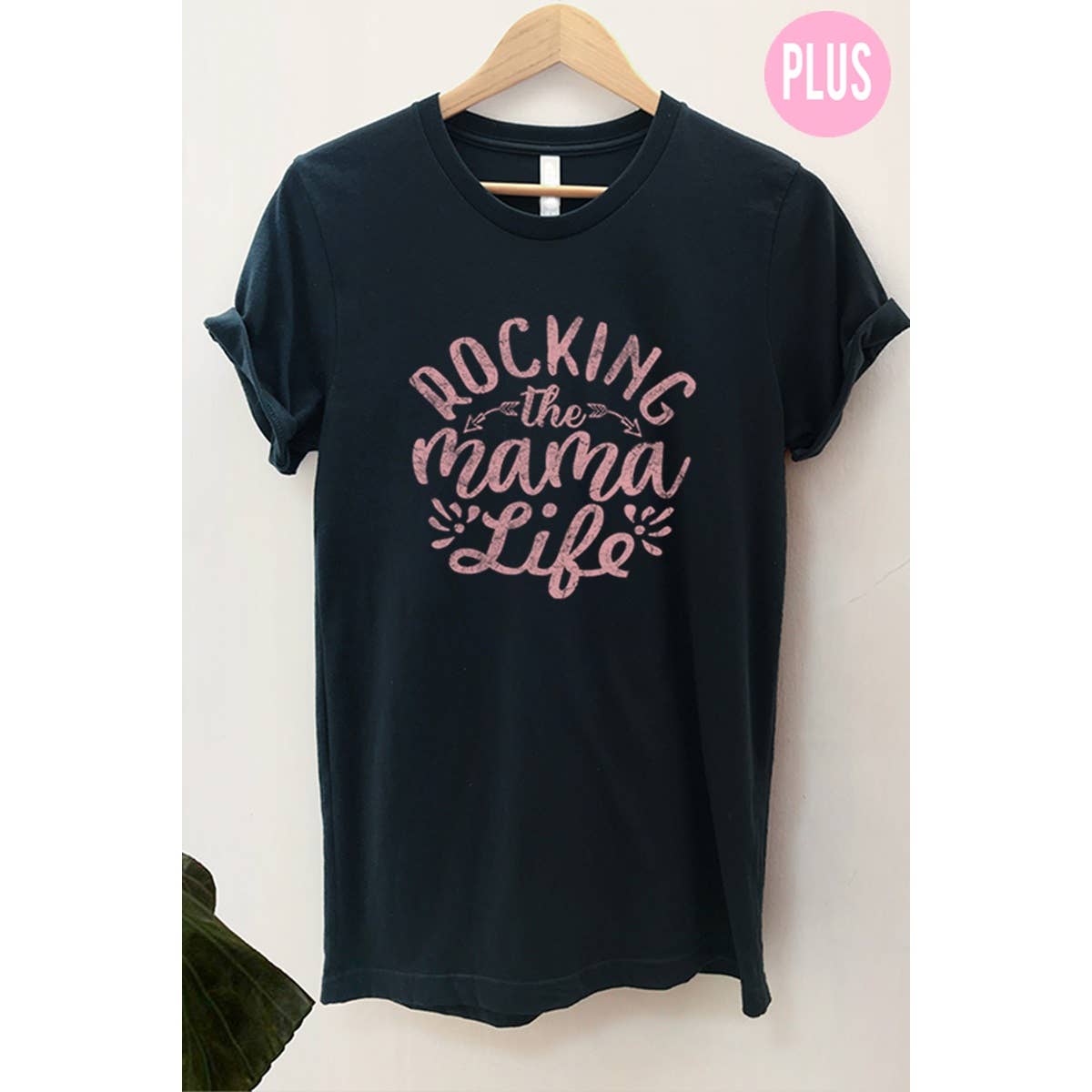 Rocking the Mama Life  Vintage Graphic Tee  Plus Hoodie, Sweatshirt | PodTeesHub.com
