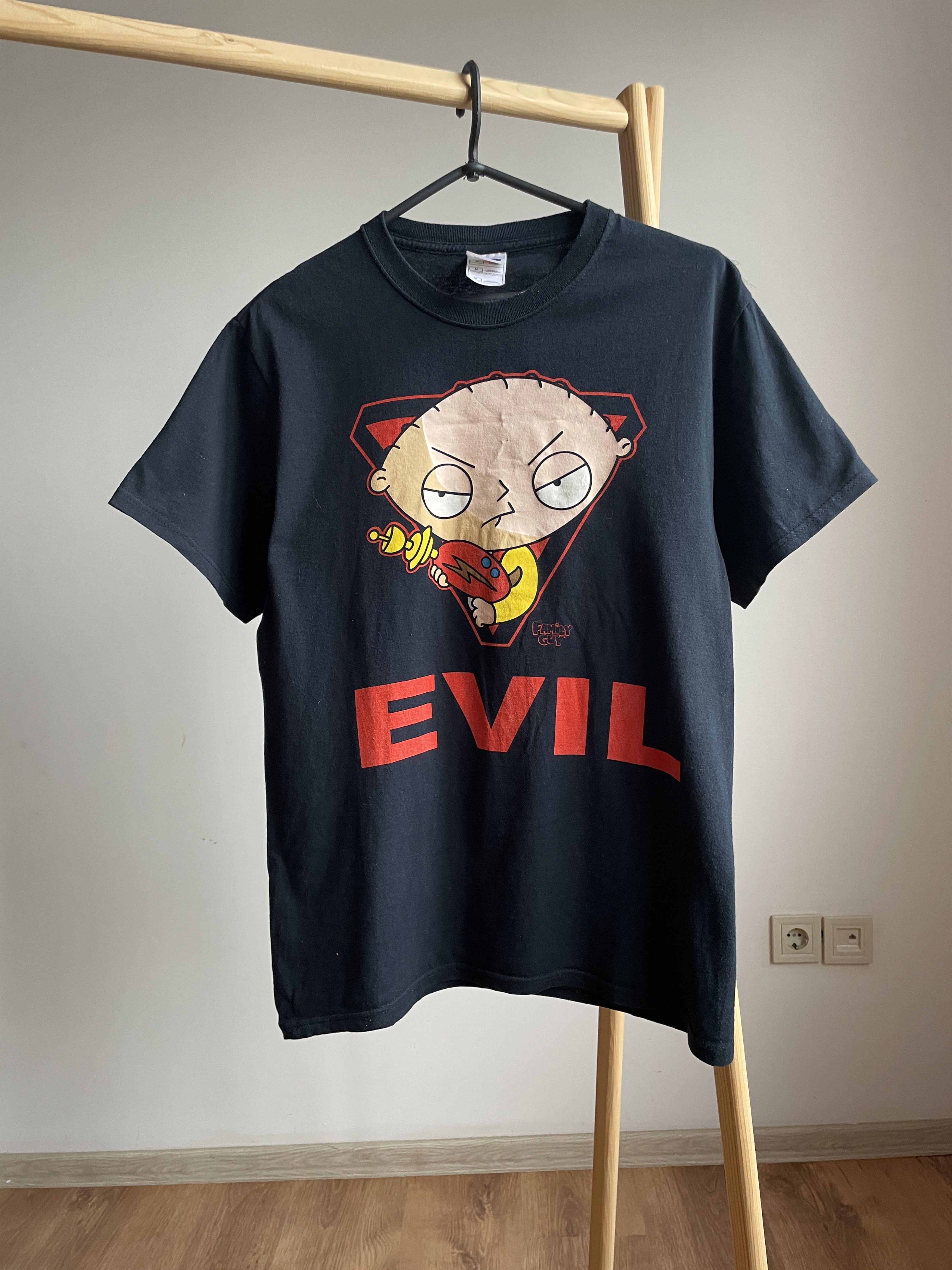 Vintage Family Guy Evil Stewie Vintage T Shirt Size M Hoodie, Sweatshirt | PodTeesHub.com