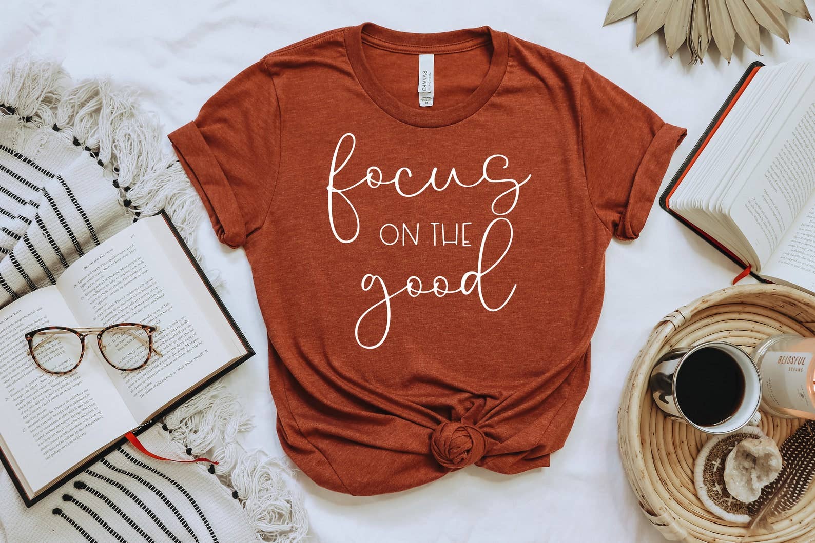 Focus On the Good T-Shirt Hoodie, Sweatshirt | PodTeesHub.com