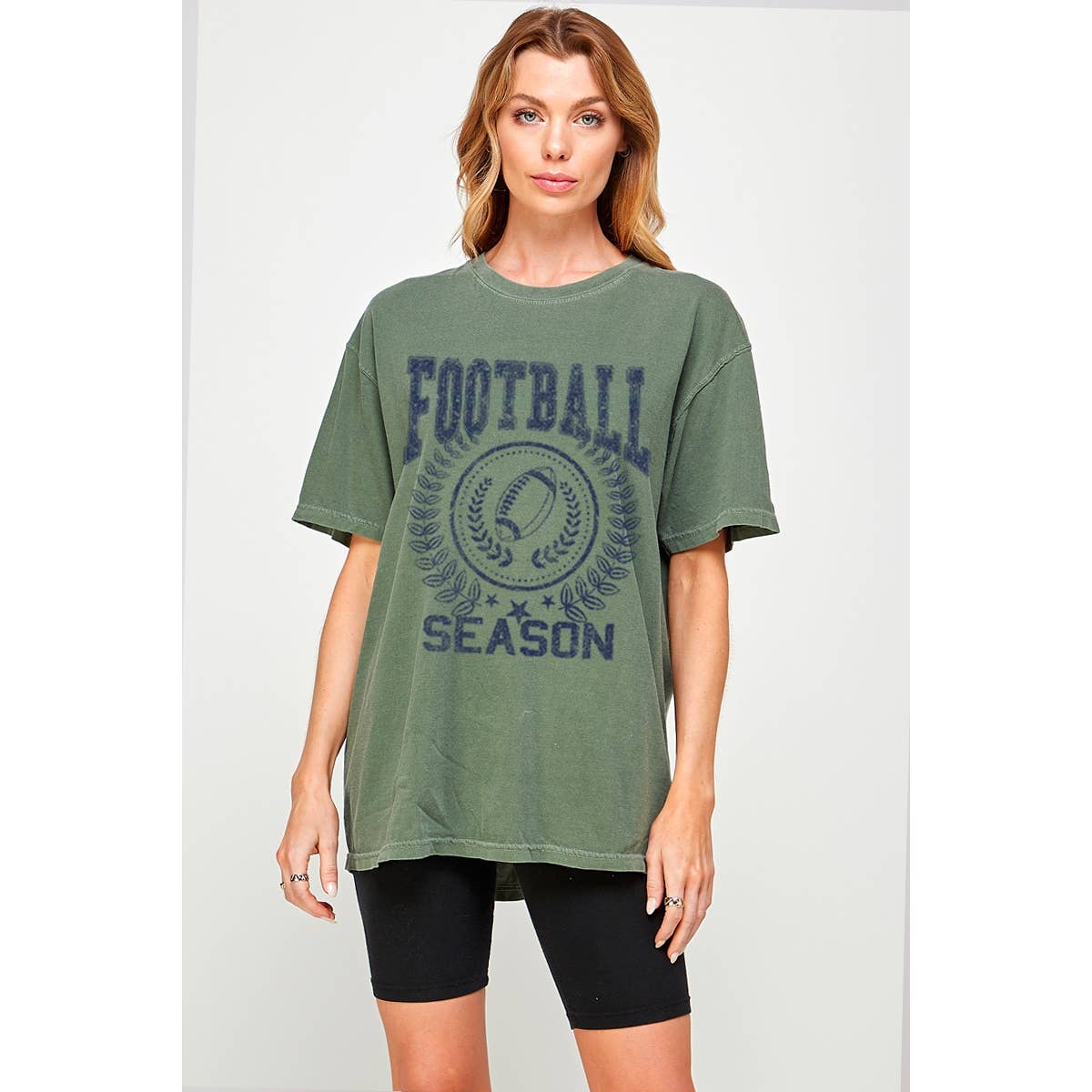 Football Season Vintage Graphic Oversized Tee Hoodie, Sweatshirt | PodTeesHub.com