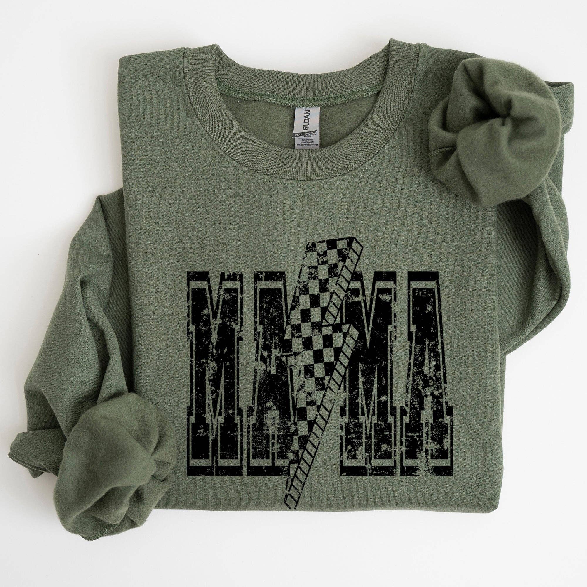 Mama, Lightning Bolt, Mother's Day, Motherhood Sweatshirt T-Shirts, Hoodie | PodTeesHub.com