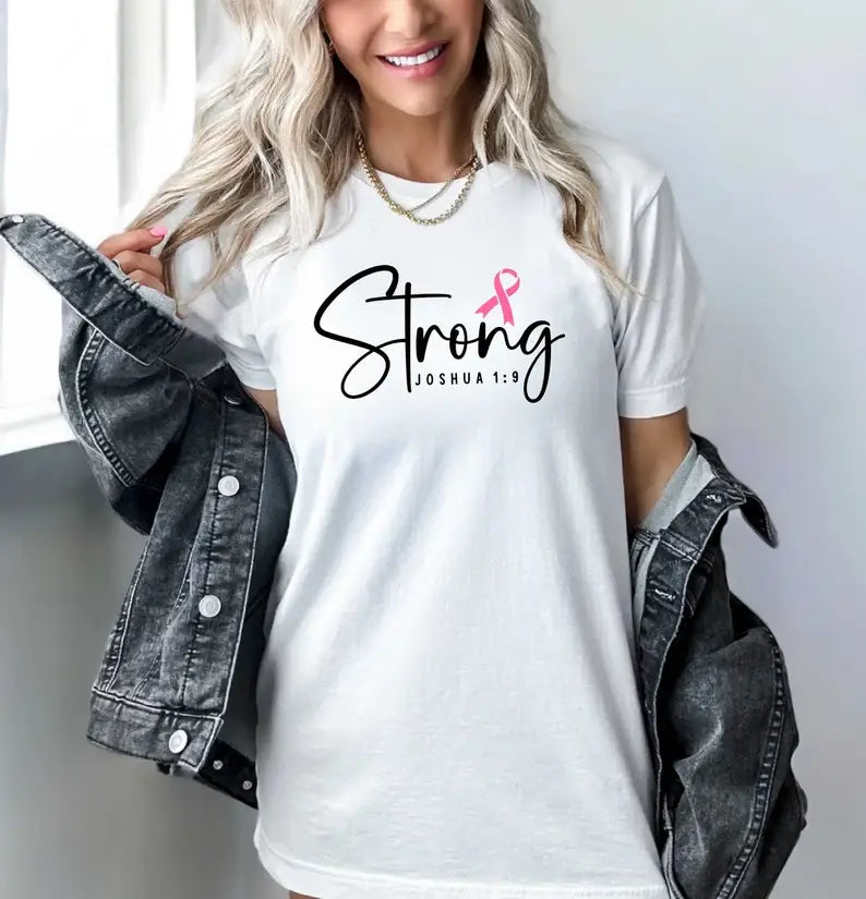 Strong Joshua 1:9 T-Shirt Hoodie, Sweatshirt | PodTeesHub.com