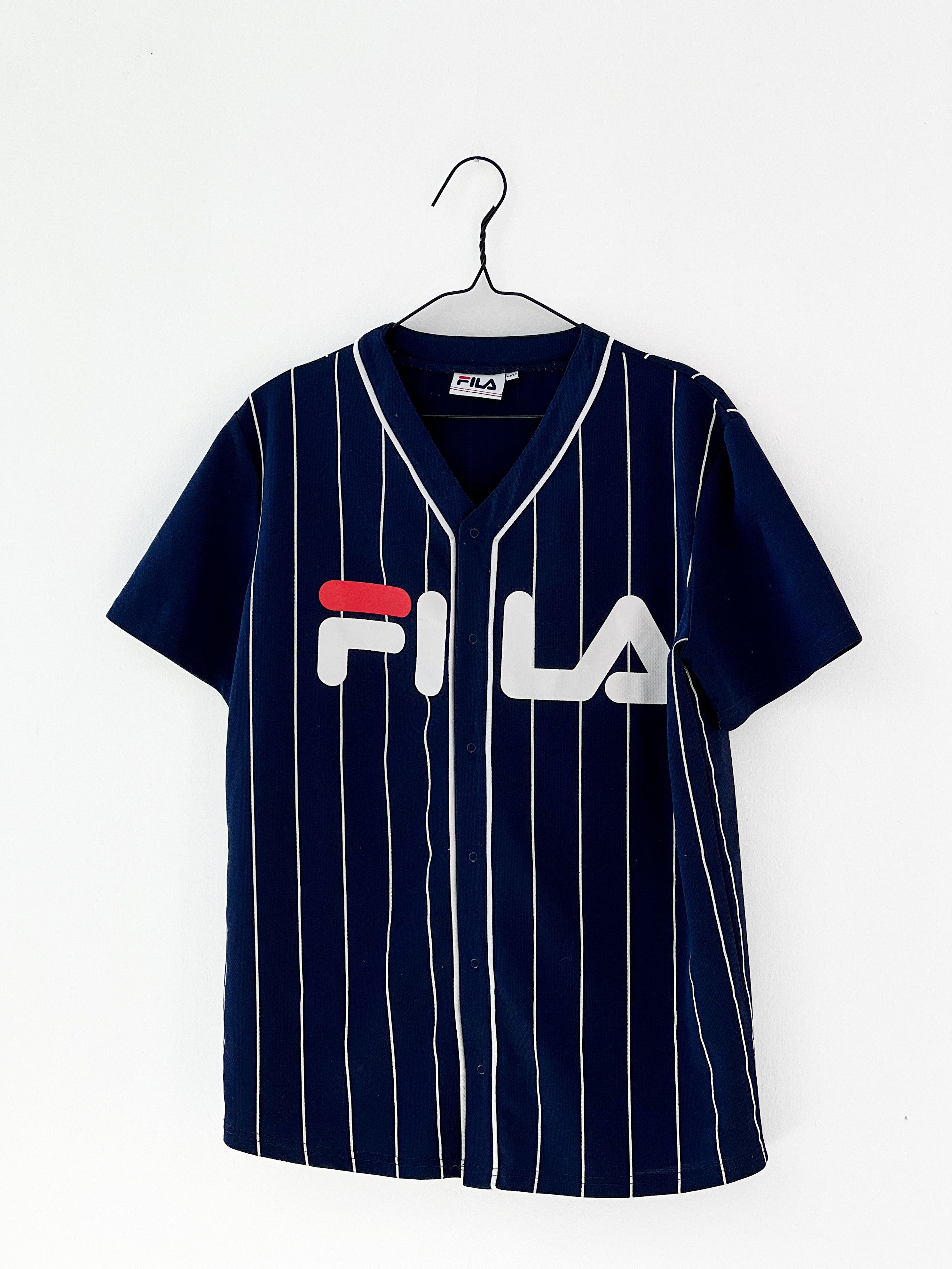 Fila Baseball Jersey Tee Hoodie, Sweatshirt | PodTeesHub.com