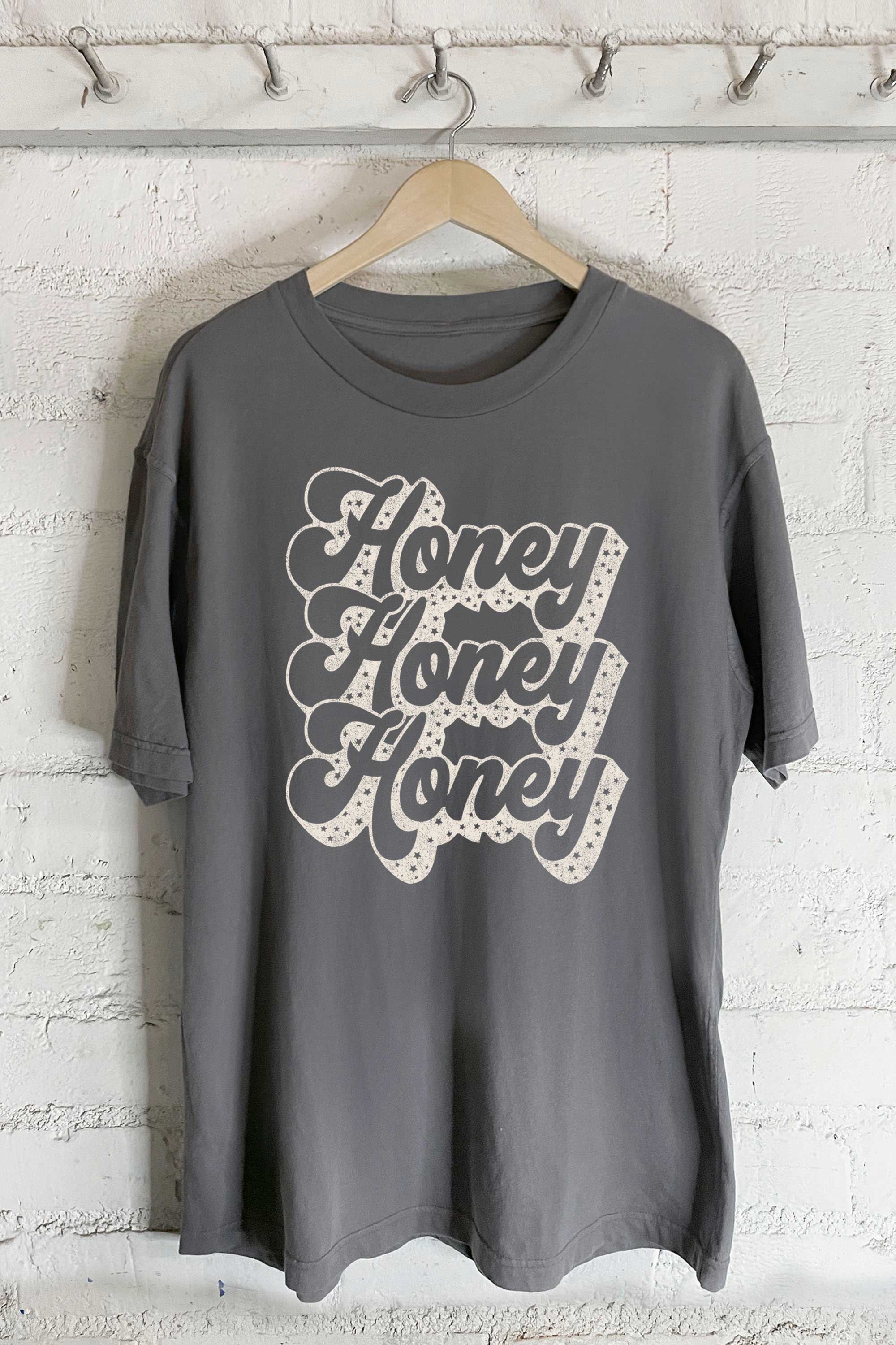 Honey-Oversized Tee Hoodie, Sweatshirt | PodTeesHub.com