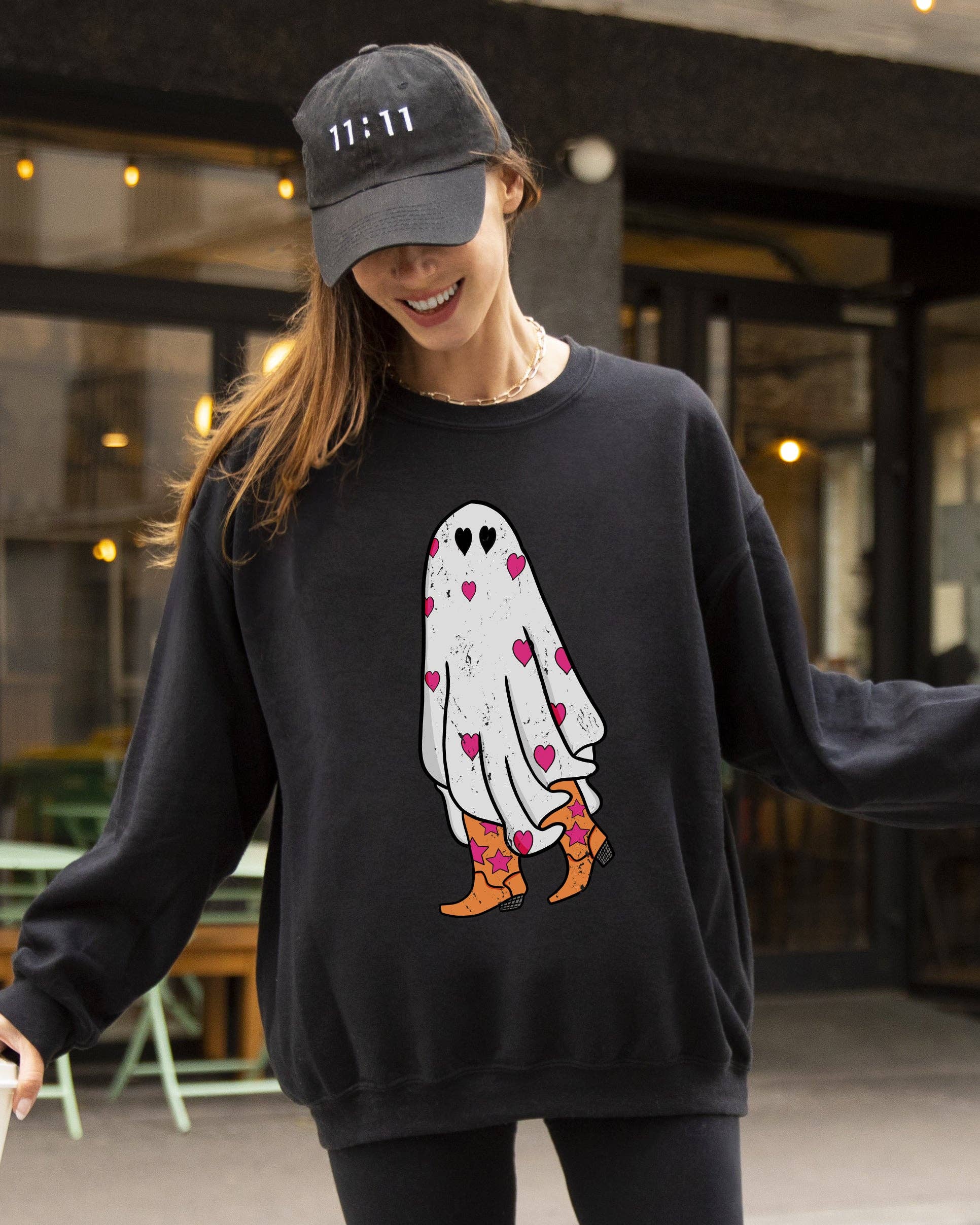 Cowgirl Ghost, Western, Skeleton Funny, Halloween Sweatshirt T-Shirts, Hoodie | PodTeesHub.com