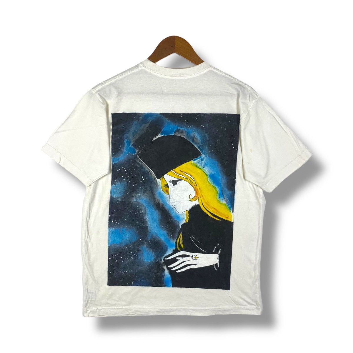 Japanese Brand Vintage Galaxy Express 999 Hand Painting Anime Tee Shirt Hoodie, Sweatshirt | PodTeesHub.com