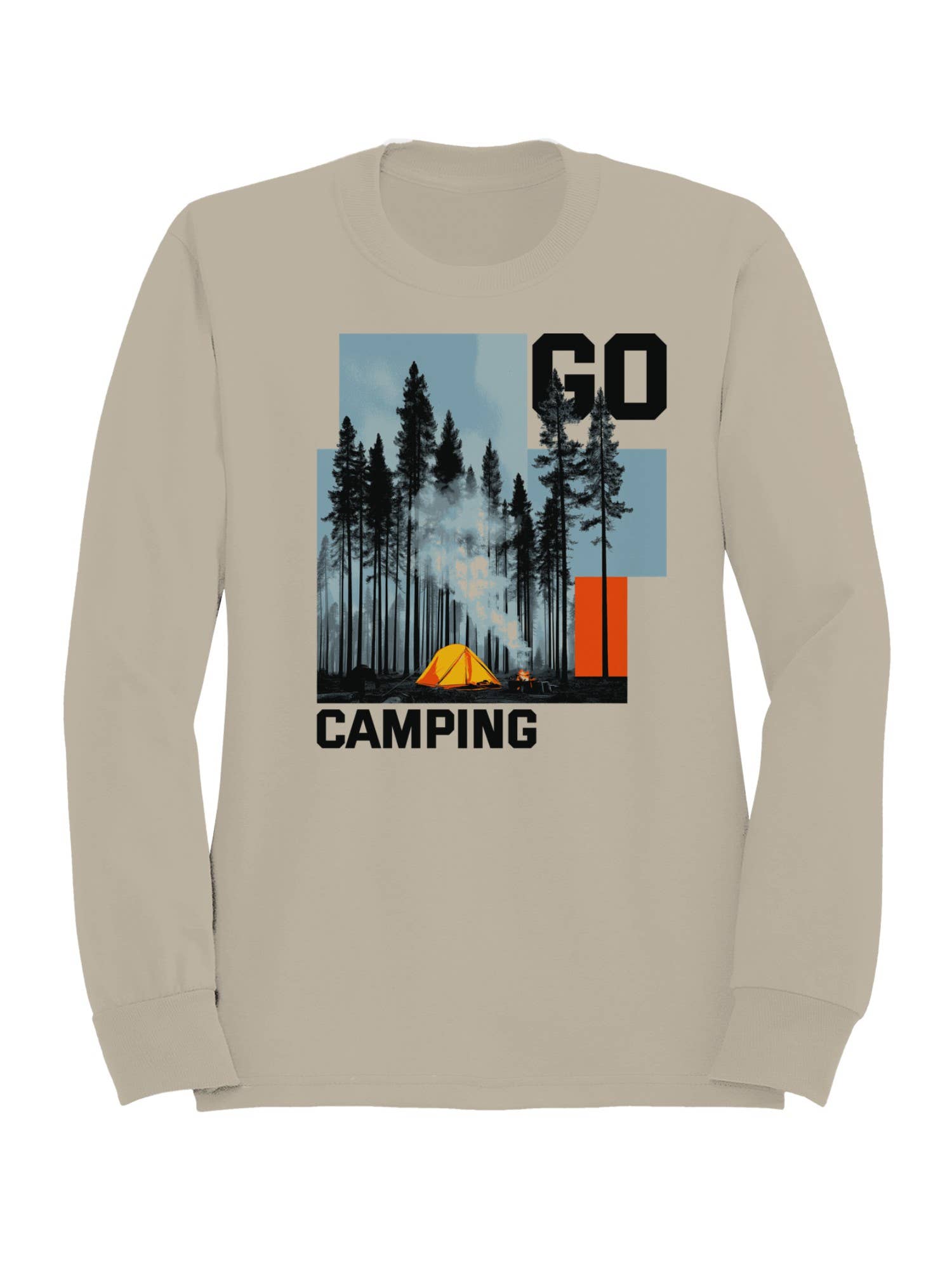 Explore Nature: Go Camping Design Men's Sweatshirt T-Shirts, Hoodie | PodTeesHub.com