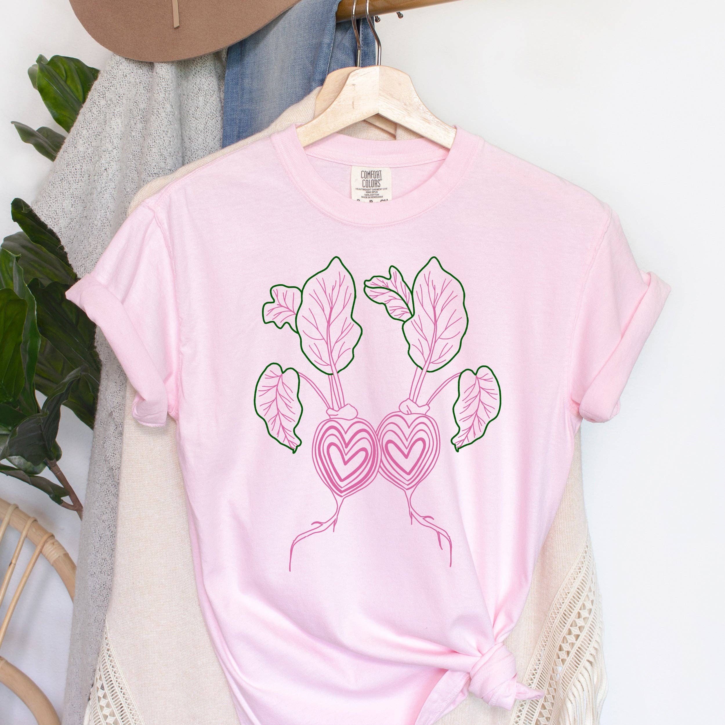 Heart Beet Vegetable Lover T-Shirt Hoodie, Sweatshirt | PodTeesHub.com