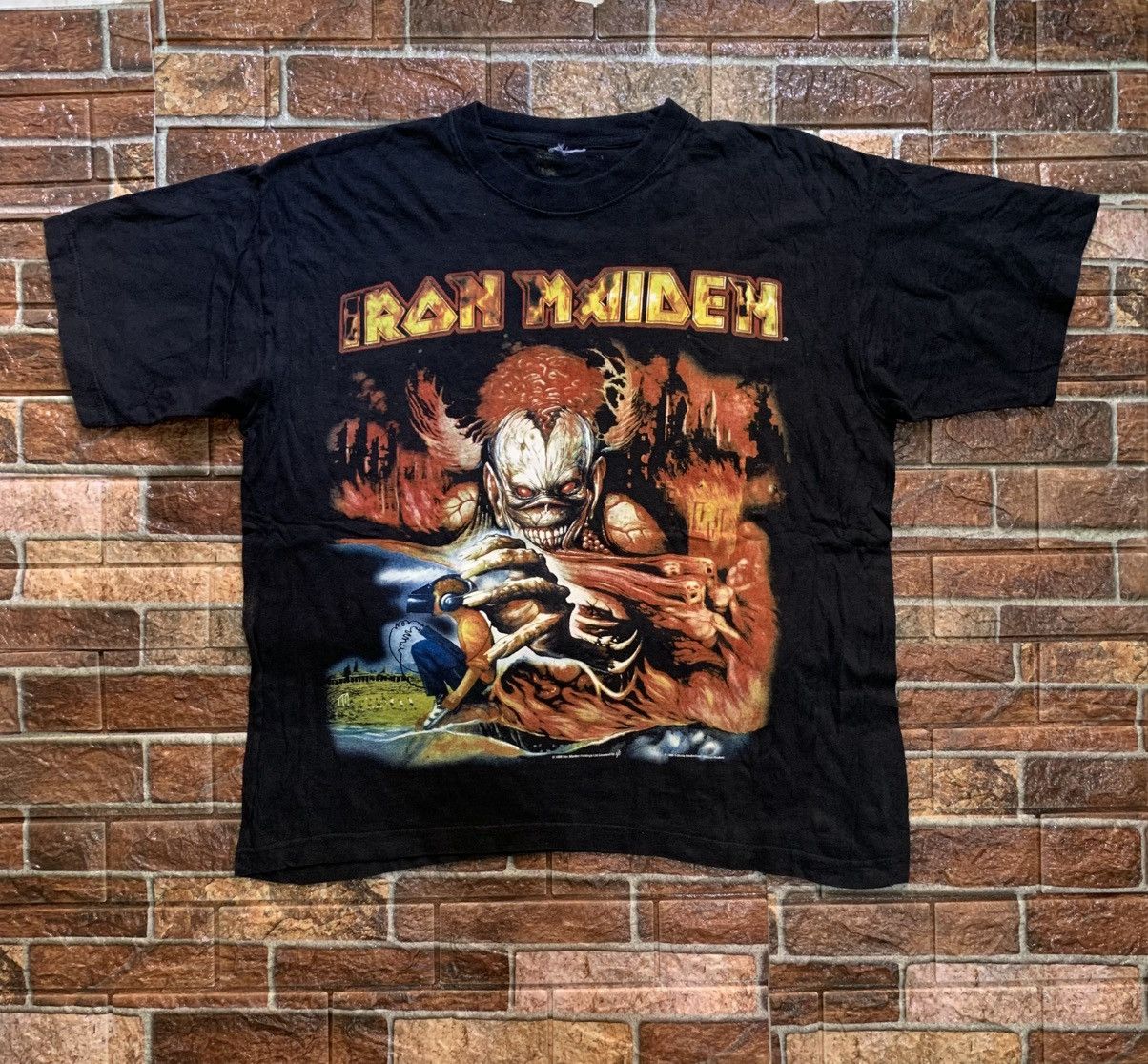 Iron Maiden X Vintage Iron Maiden Virtual Xi 1998 Tee Hoodie, Sweatshirt | PodTeesHub.com