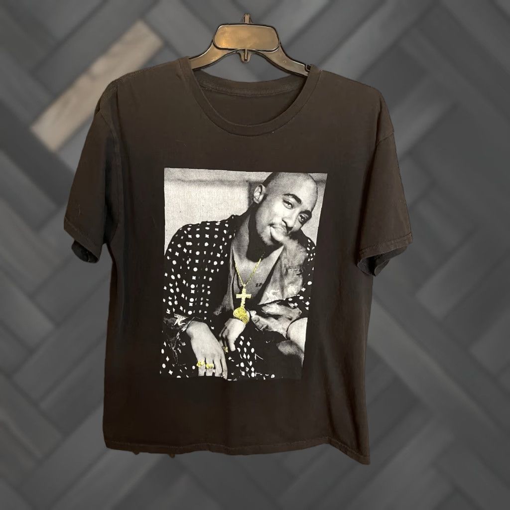 Vintage Konflic Tupac Shukar T Shirt Men Xl Black Music Crew Neck Short Sleeve Shirt Mens Hoodie, Sweatshirt | PodTeesHub.com