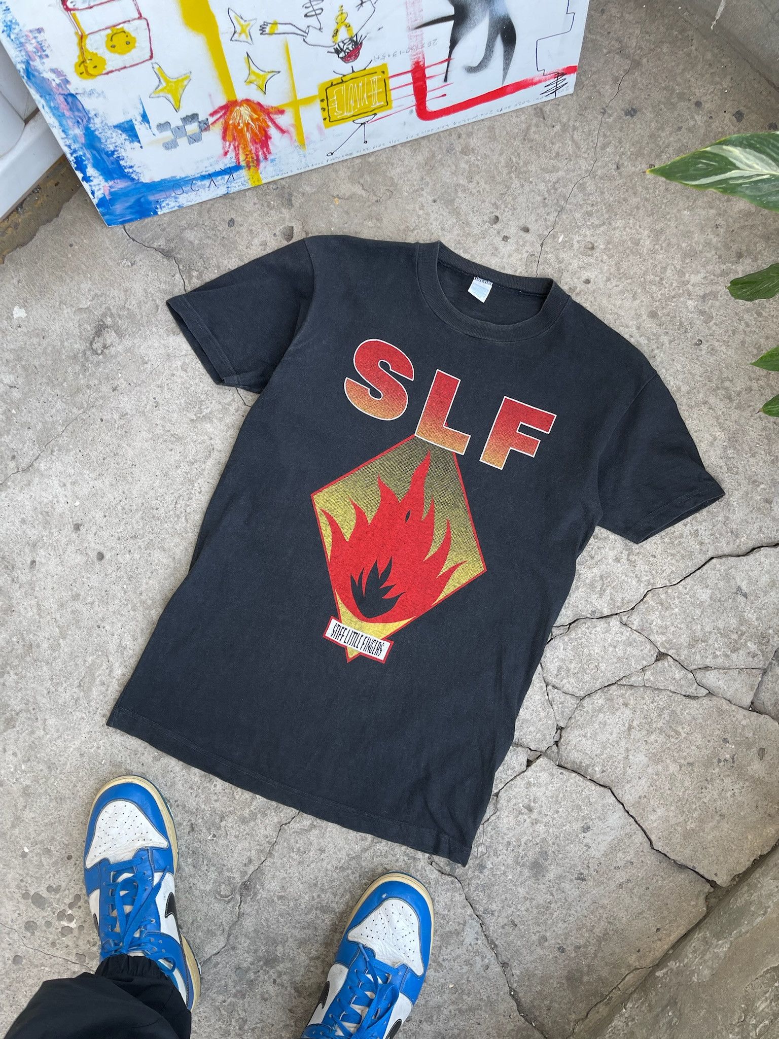 Band Tees Vintage 80s Stiff Little Fingers Punk Tee Slf Hoodie, Sweatshirt | PodTeesHub.com