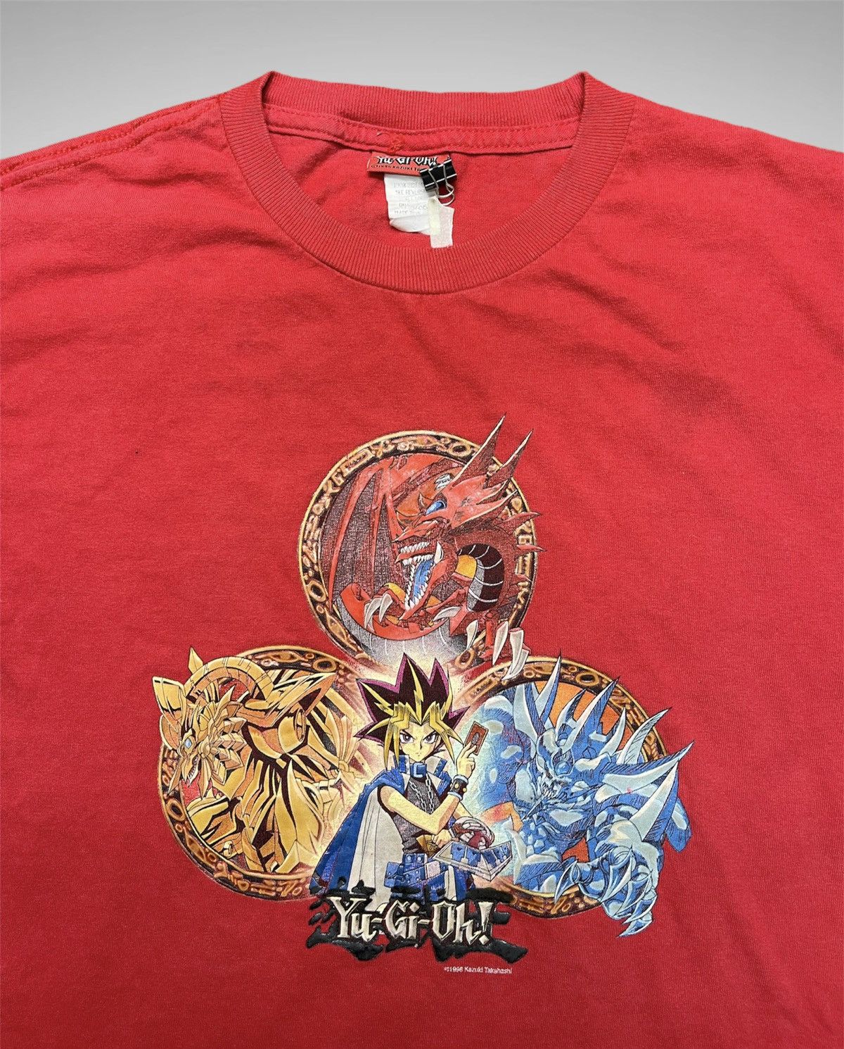 Japanese Brand X Vintage Vintage Yugioh 1996 Anime Shirt Hoodie, Sweatshirt | PodTeesHub.com