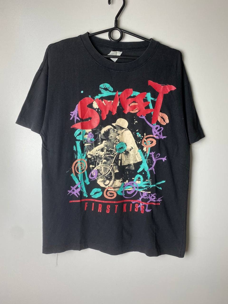 Vintage Sweet First 90s Vintage T Shirt Size M Hoodie, Sweatshirt | PodTeesHub.com
