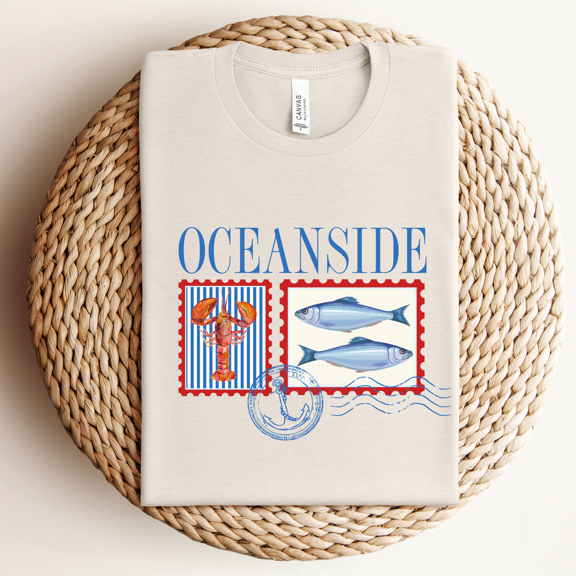 Ocean Side Beach Graphic Tee/Crewneck Hoodie, Sweatshirt | PodTeesHub.com