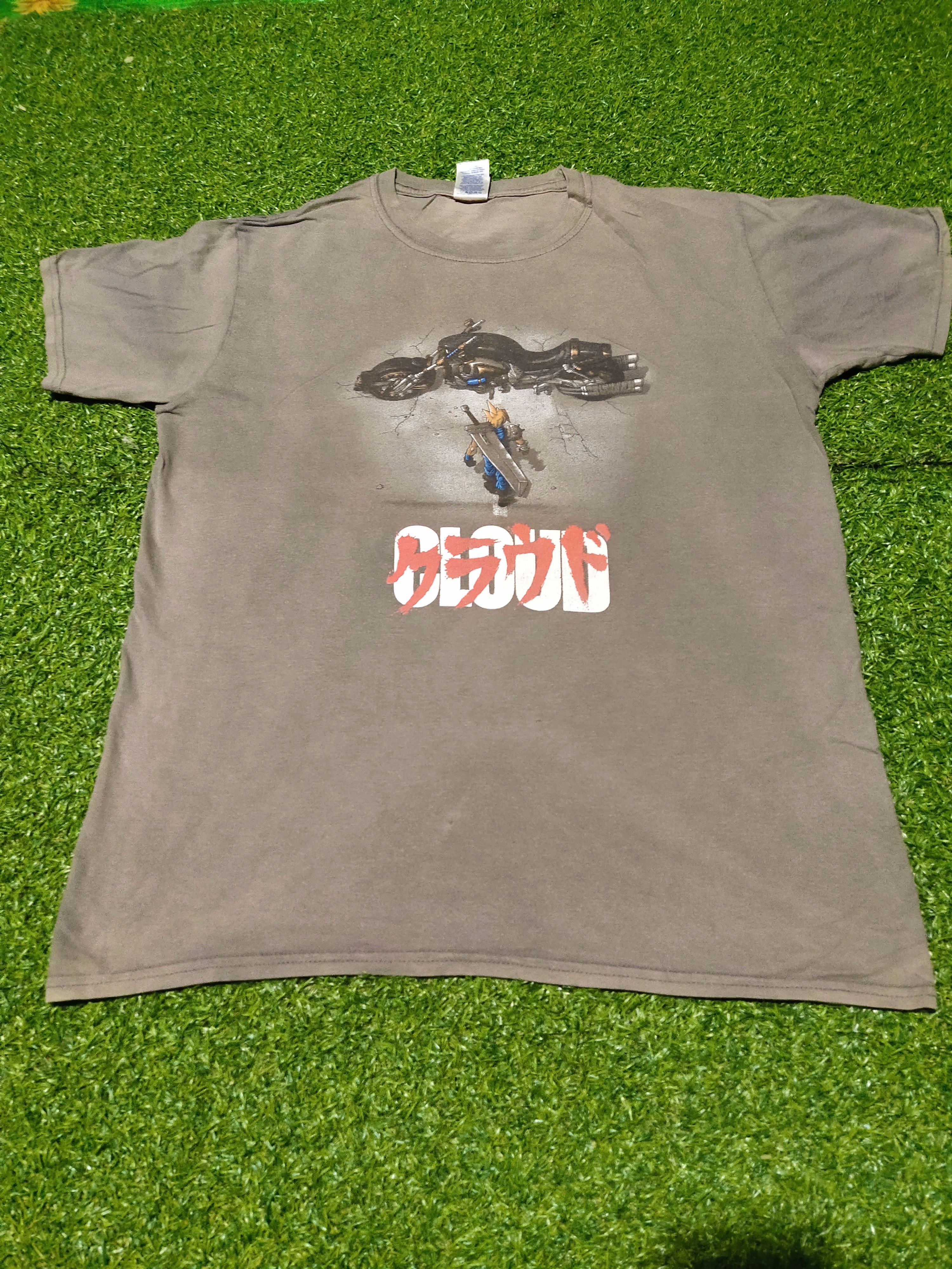 Playstation X Vintage Vintage Rare Final Fantasy 7 Cloud Parody Akira Anime T-Shirts, Hoodie, Sweatshirt