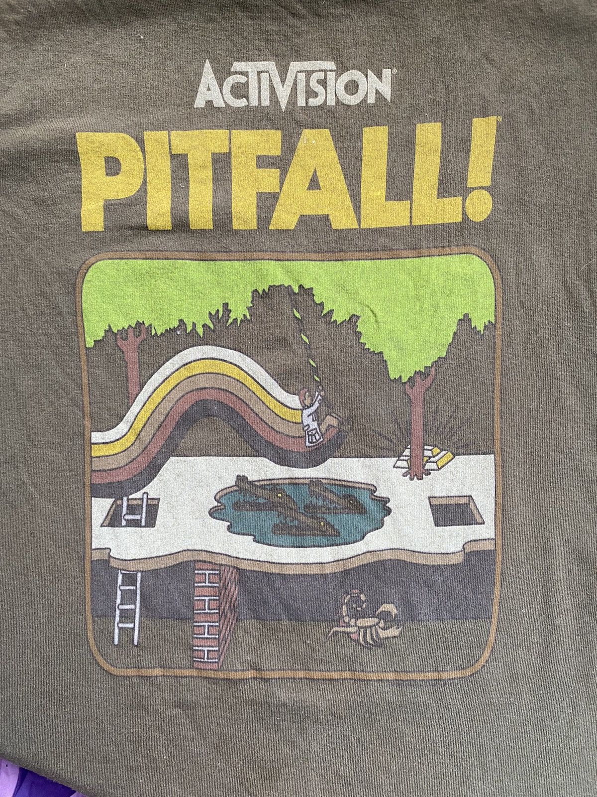 Vintage Pitfall Video Game Tee Hoodie, Sweatshirt | PodTeesHub.com