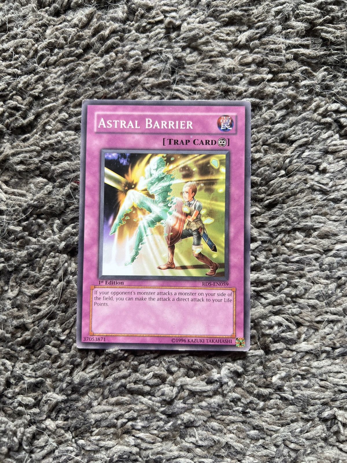 Vintage 1996 Konami Yu Gi Oh Astral Barrier Card T-Shirts, Hoodie, Sweatshirt | PodTeesHub.com