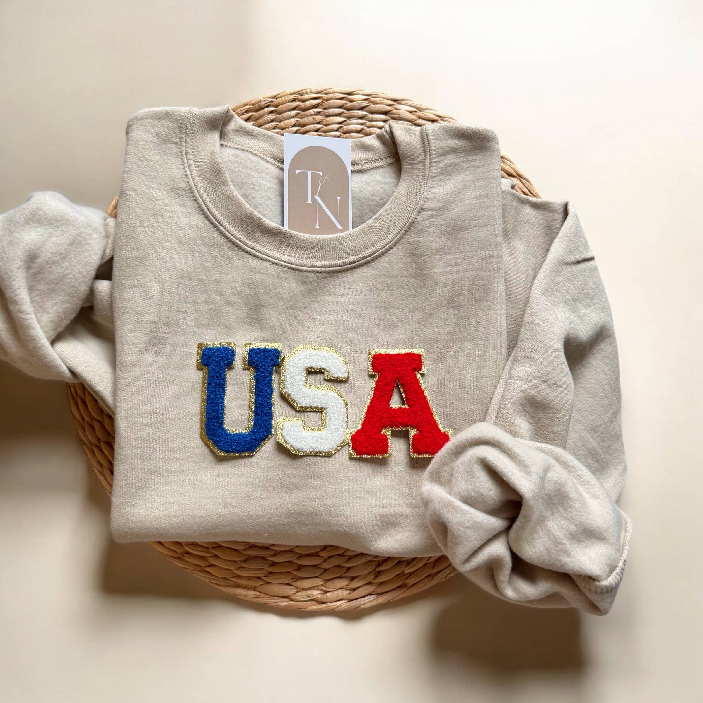 USA Flag Patriotic 4th of July Sweatshirt T-Shirts, Hoodie | PodTeesHub.com