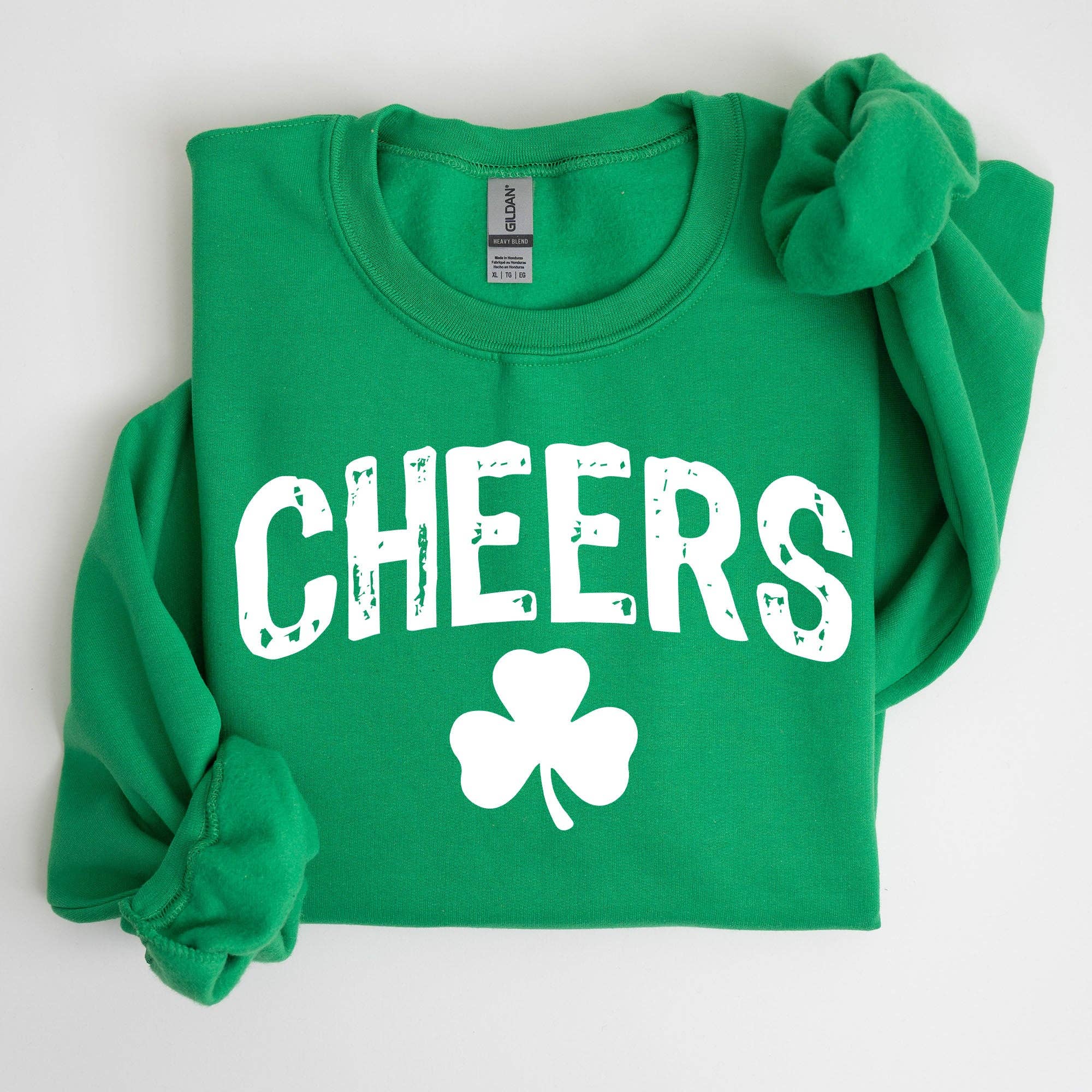 Cheers, Shamrock, Clover, Lucky St Patrick's Day Sweatshirt T-Shirts, Hoodie | PodTeesHub.com