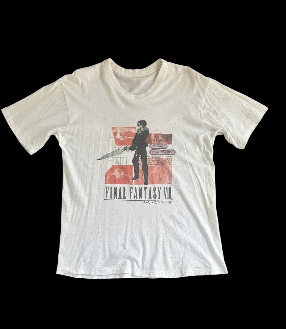 Anime Vtg 90s Final Fantasy Viii Tee Hoodie, Sweatshirt | PodTeesHub.com