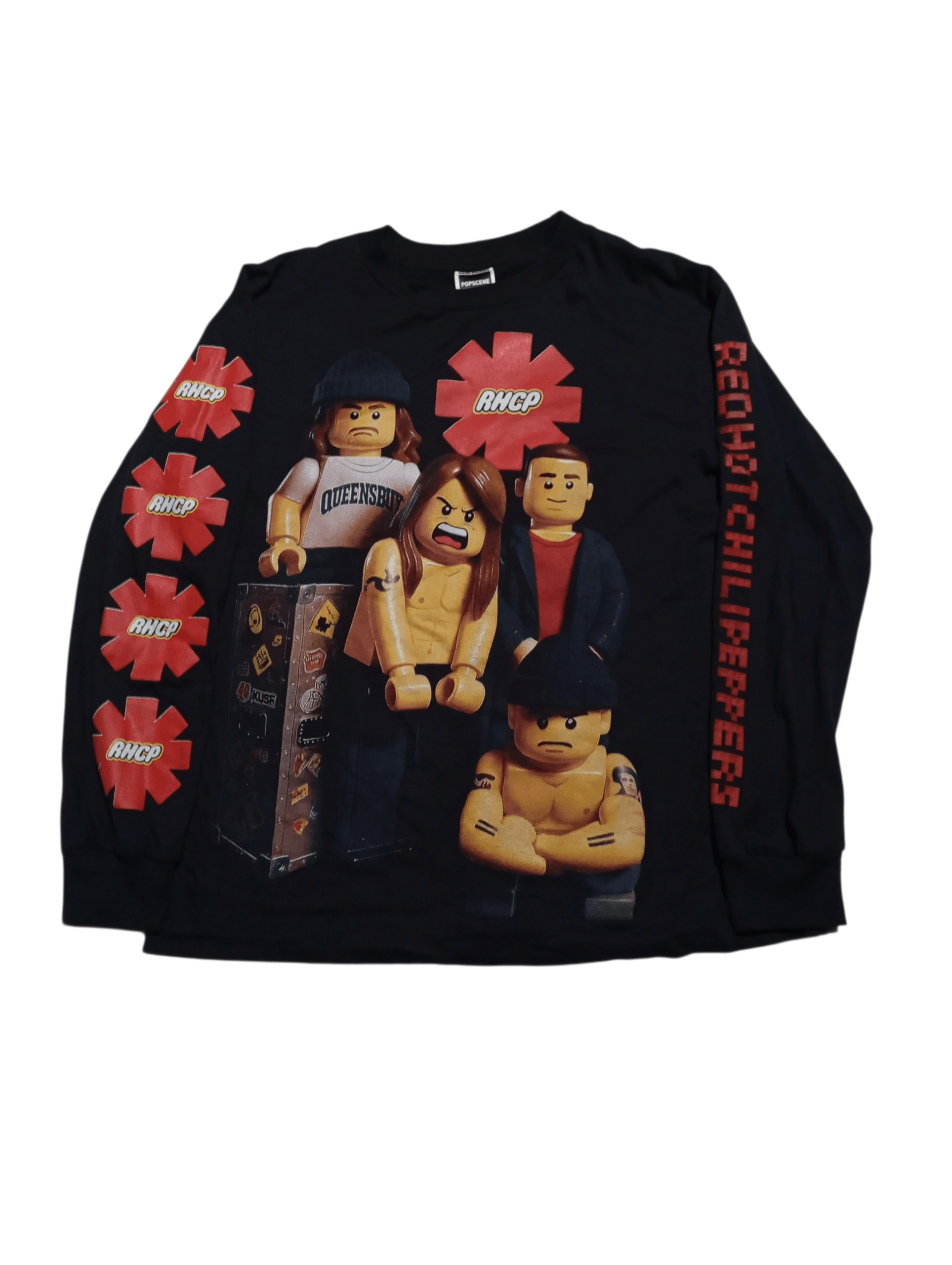 Band Tees Red Hot Chilli Peppers Rhcp Fanmade Longsleeve Hoodie, Sweatshirt | PodTeesHub.com