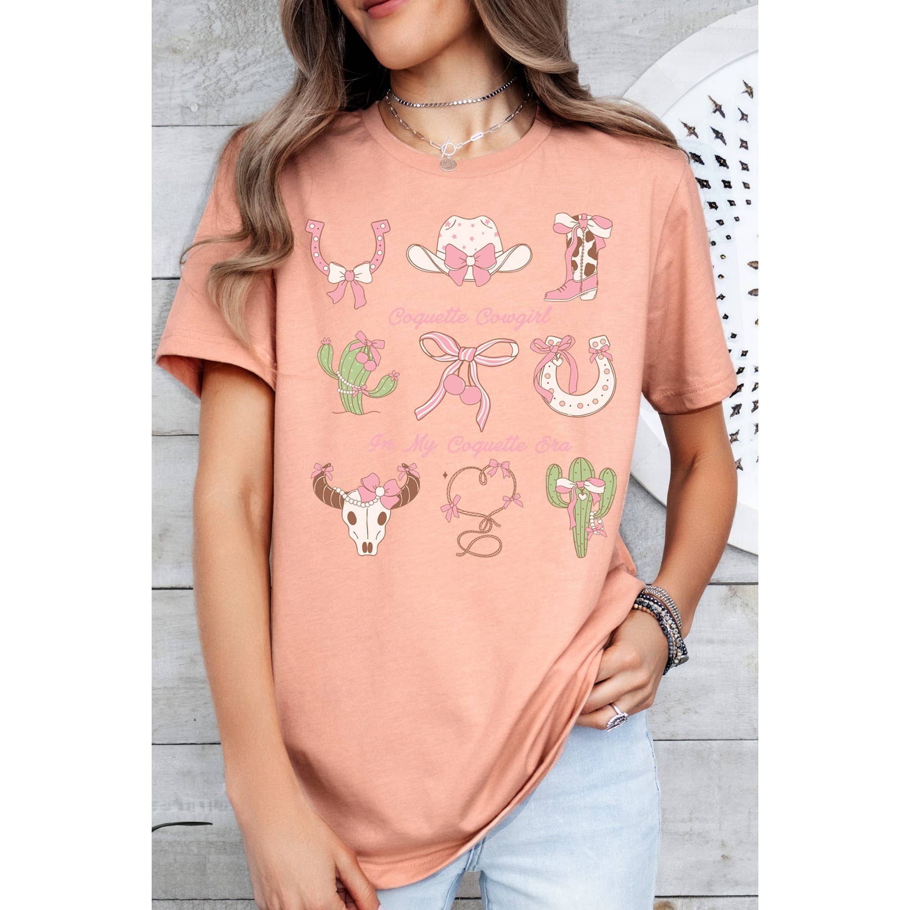 Conquette Cowgirl in My Conquette Era Short Sleeve T Shirt Hoodie, Sweatshirt | PodTeesHub.com