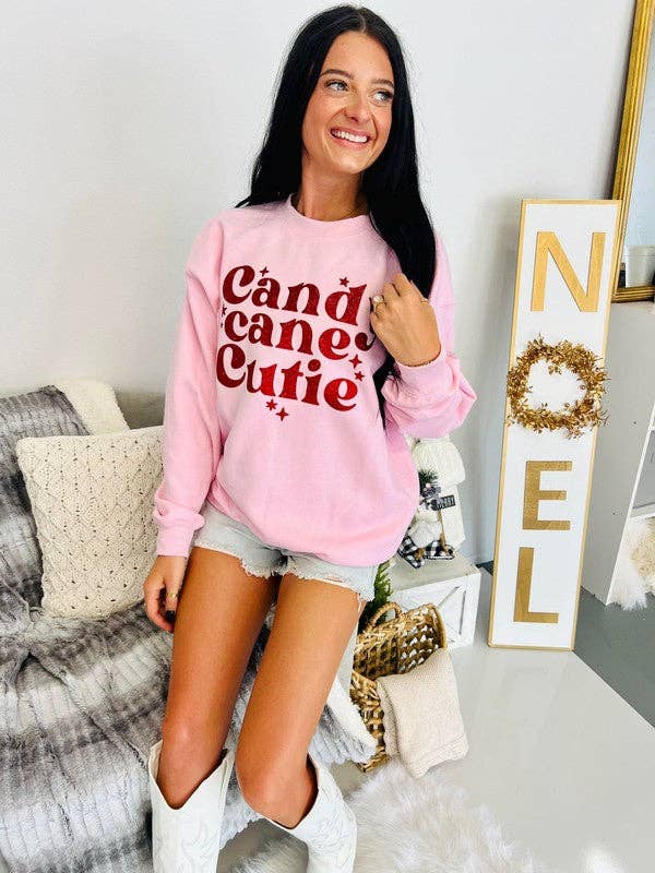 Candy Cane Cutie Starry Sweatshirt T-Shirts, Hoodie | PodTeesHub.com