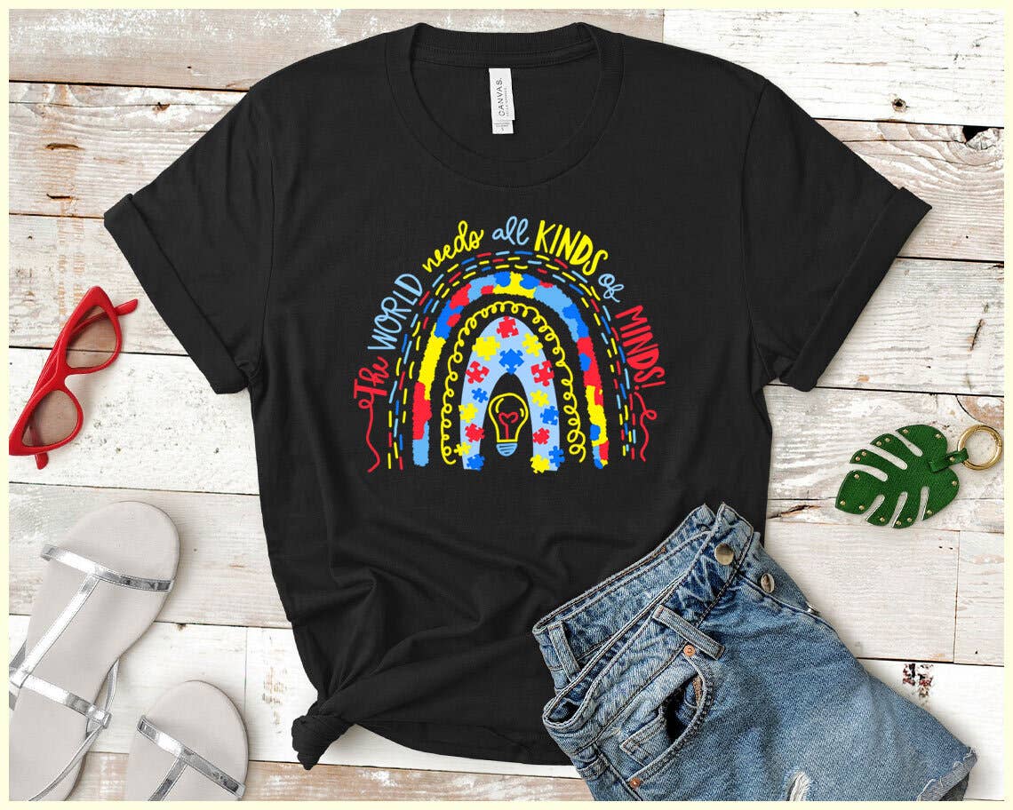 Autism Rainbow - Autism Awareness Month T-Shirt Hoodie, Sweatshirt | PodTeesHub.com