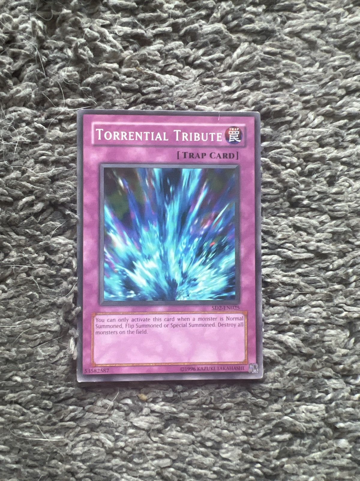 Vintage 1996 Konami Yu Gi Oh Torrential Tribute Card T-Shirts, Hoodie, Sweatshirt