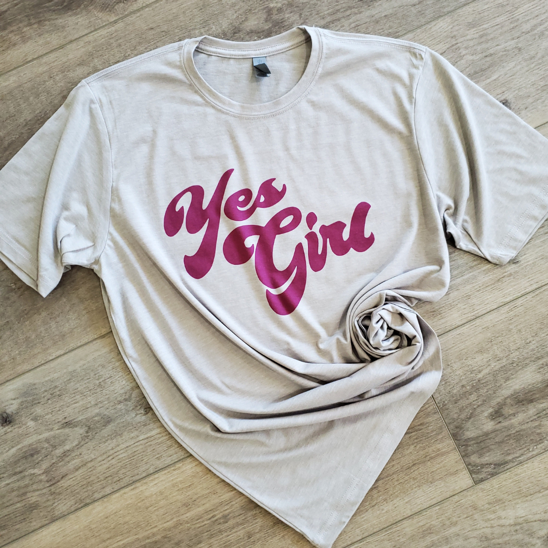 Yes Girl Graphic Tee Hoodie, Sweatshirt | PodTeesHub.com