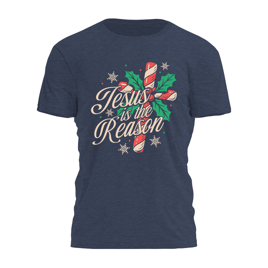 Jesus Is the Reason - Candy Cross Tee - 4279 Hoodie, Sweatshirt | PodTeesHub.com