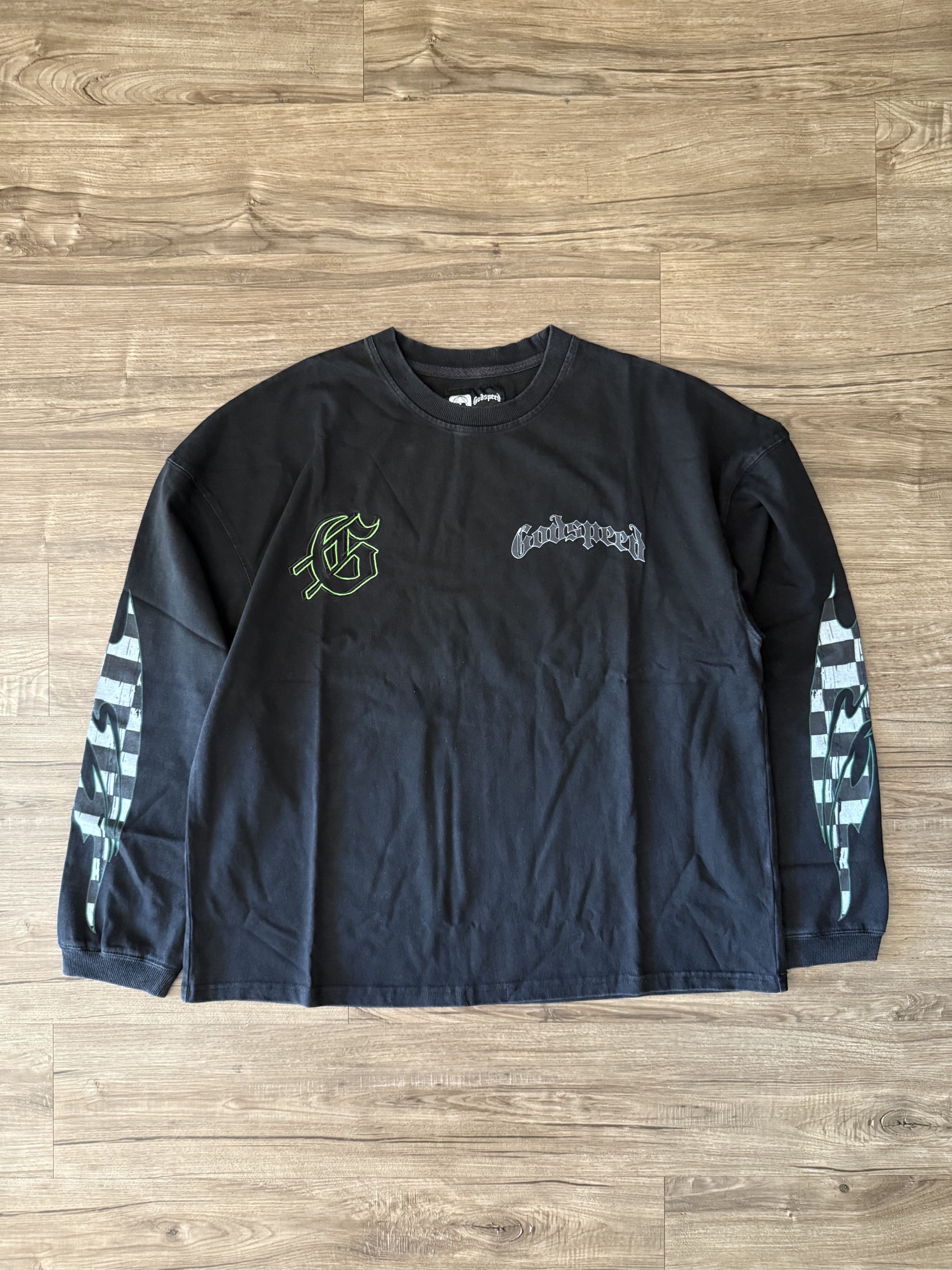 Godspeed Racer Goldie Longsleeve T Shirt Size S Hoodie, Sweatshirt | PodTeesHub.com