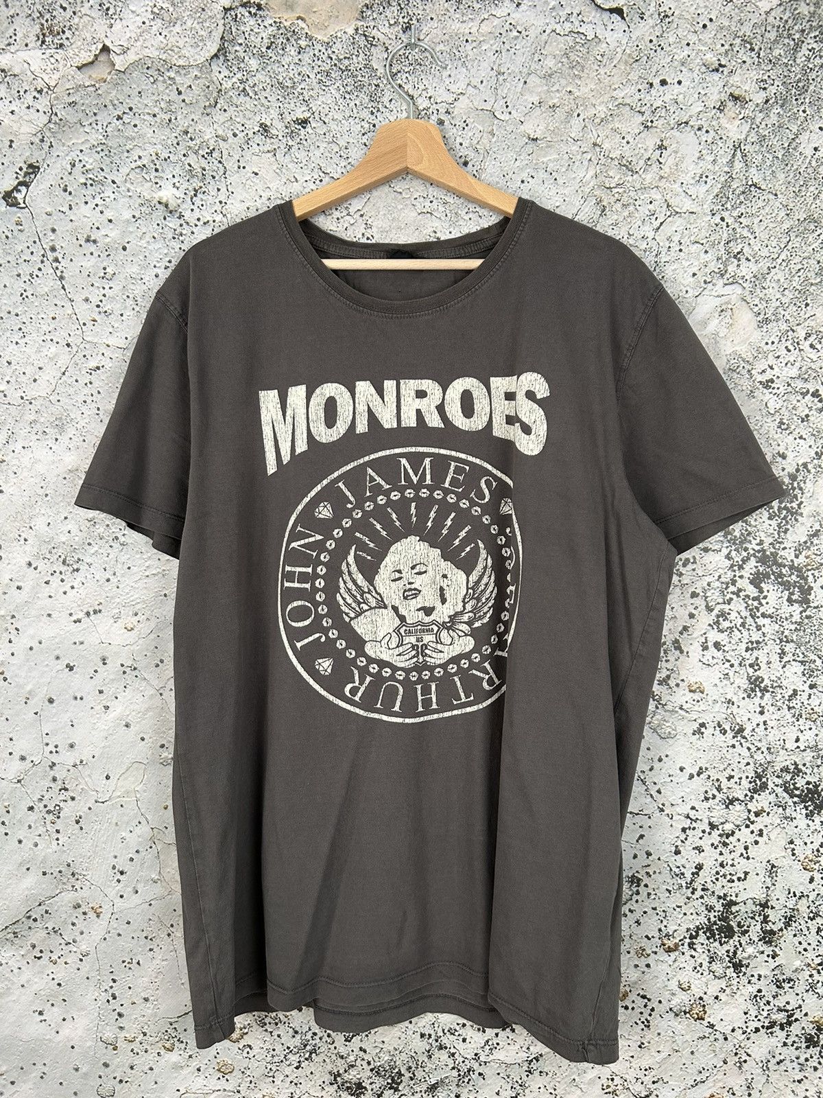Band Tees Vintage Monroes Ramones Rock Band Tee Punk Alternative Hoodie, Sweatshirt | PodTeesHub.com