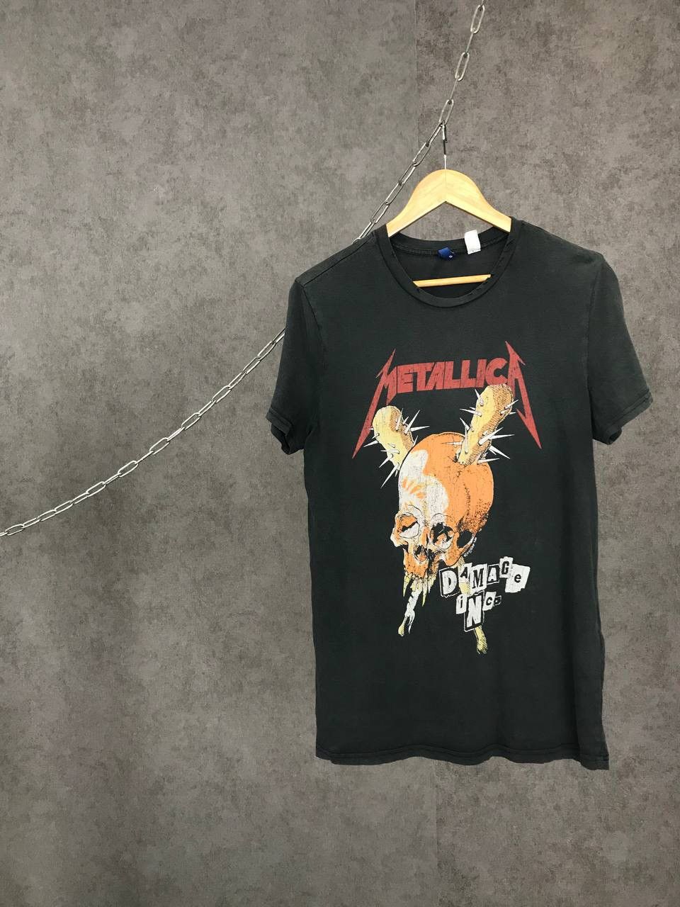 Metallica Skull Rock Band Cult Vintage Distressed Tee Hoodie, Sweatshirt | PodTeesHub.com