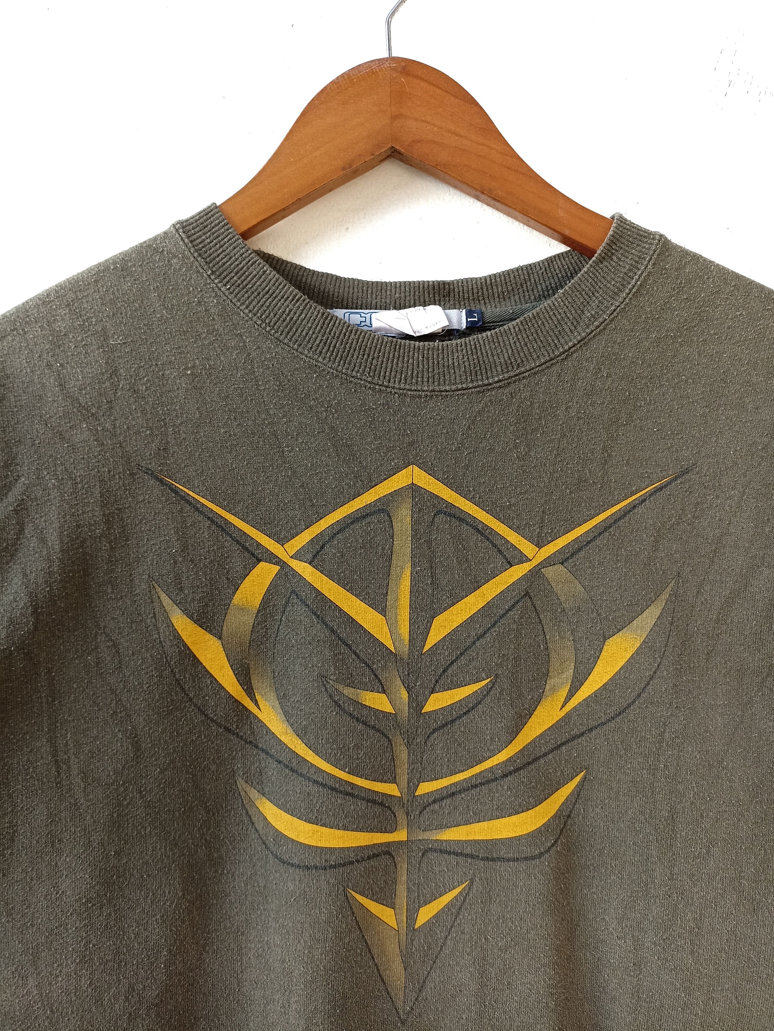 Anime Vintage Gundam Sweatshirt Zeon Logo Cospa T-Shirts, Hoodie | PodTeesHub.com