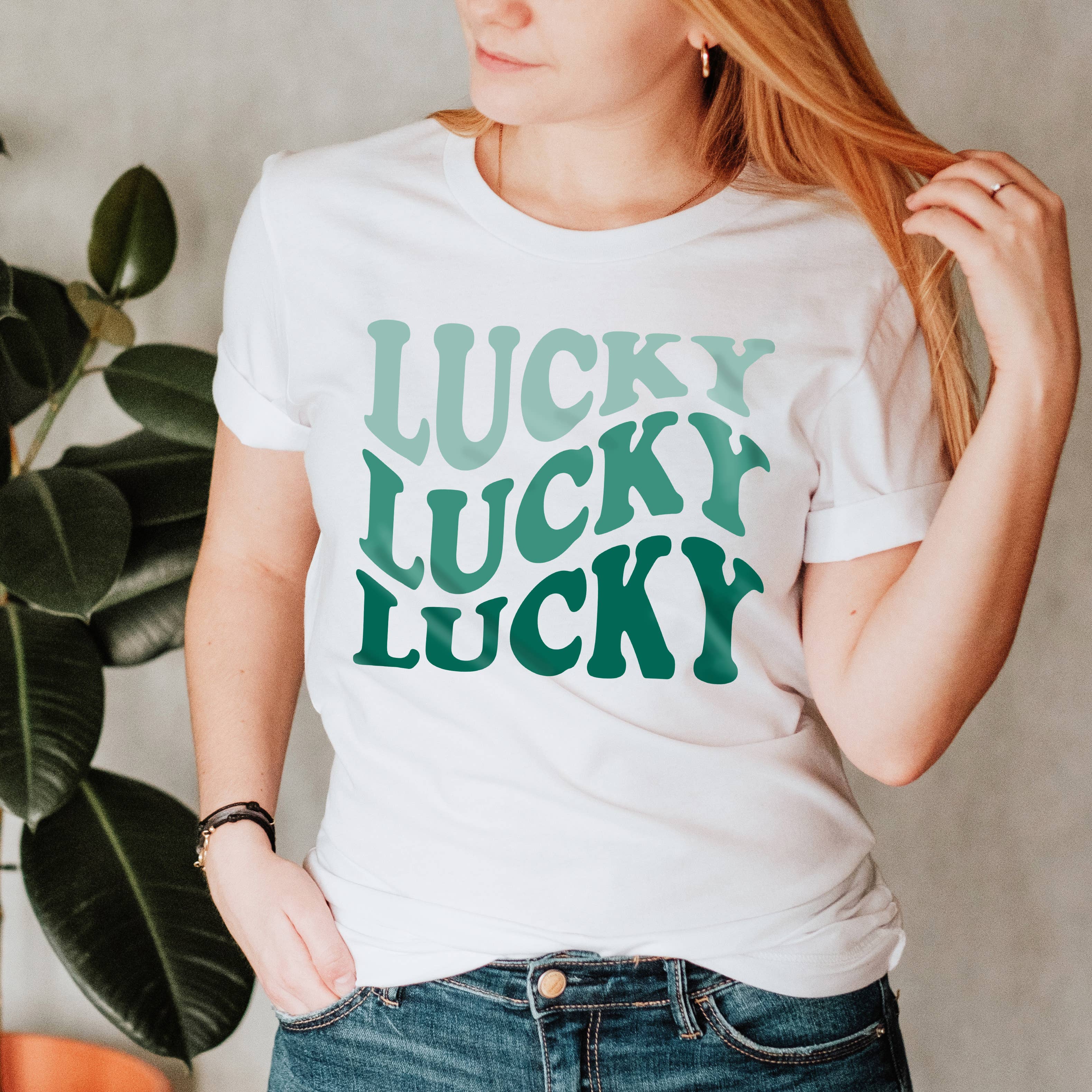 Lucky Lucky Lucky Tee | St. Patrick's Day | Sizes XS-2XL Hoodie, Sweatshirt | PodTeesHub.com