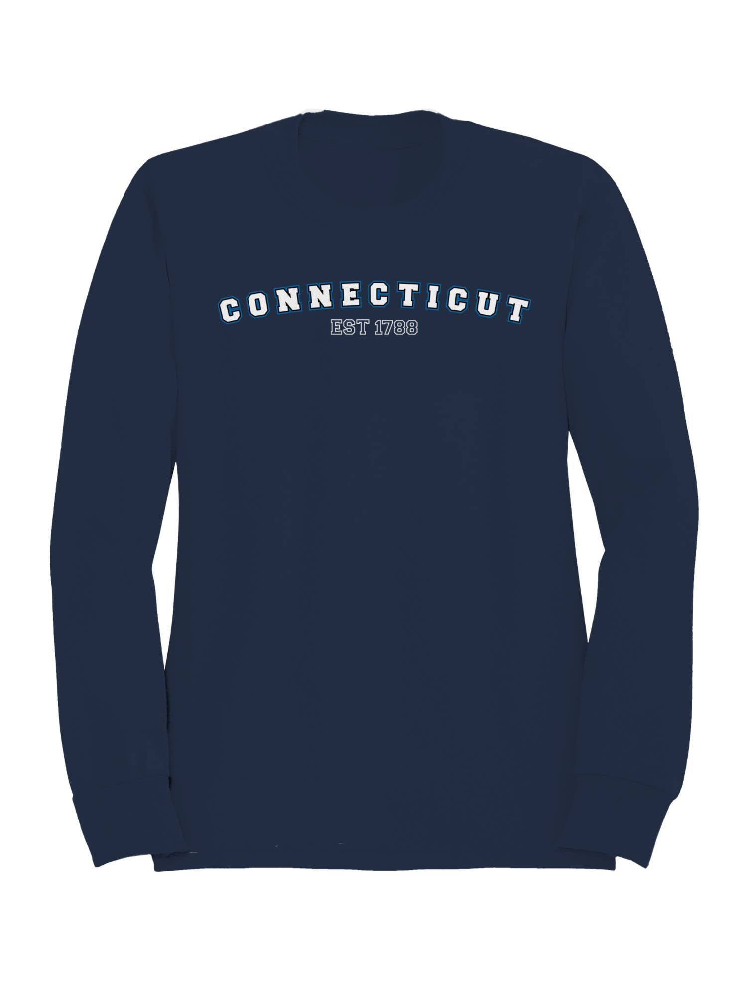 Connecticut Established 1788 Men's Sweatshirt T-Shirts, Hoodie | PodTeesHub.com