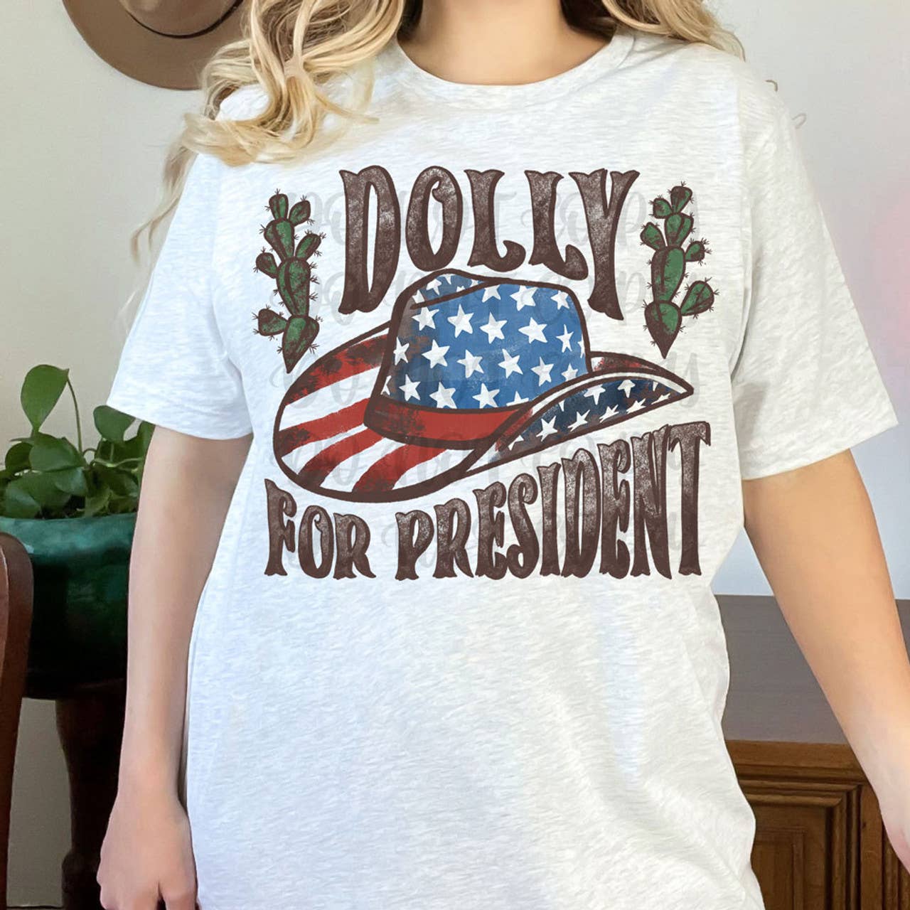 Dolly For President Patriotic Everyday Tee Hoodie, Sweatshirt | PodTeesHub.com