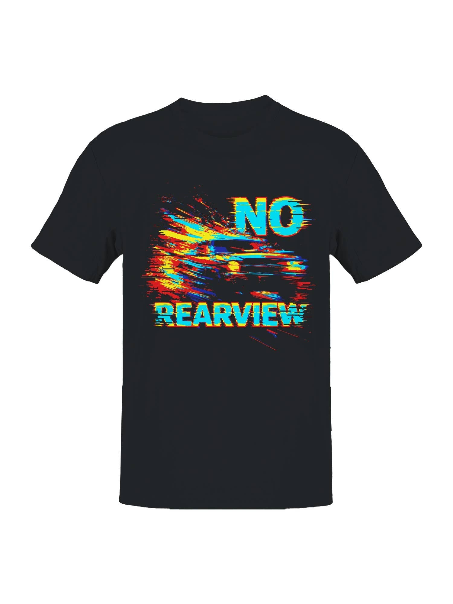 No Rearview Colorful Race Car Men's T-Shirt Hoodie, Sweatshirt | PodTeesHub.com