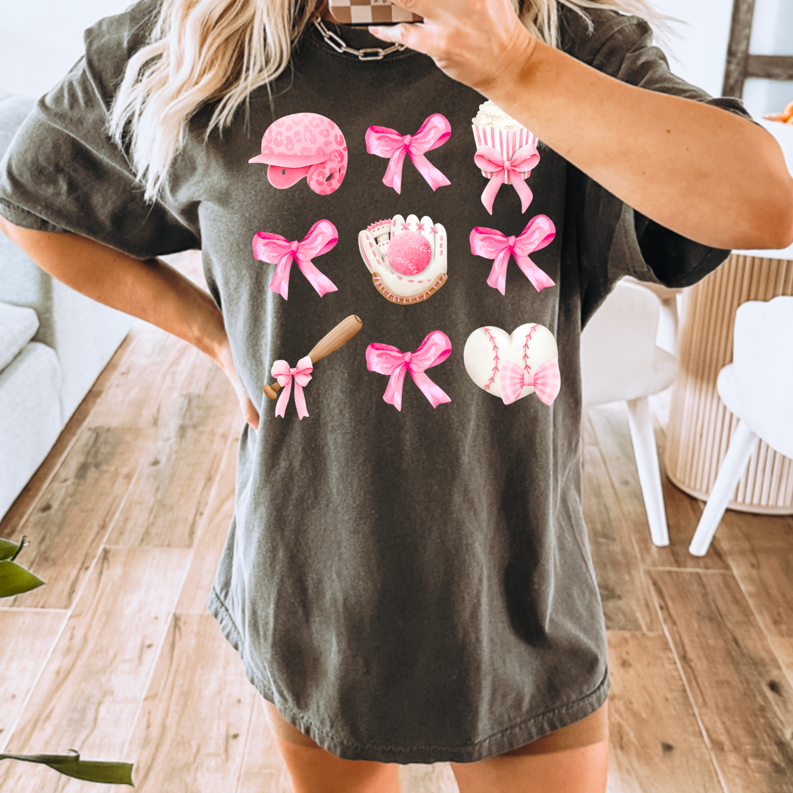 Coquette Tee | Baseball Graphic Tee | Ladies Graphic Tee Hoodie, Sweatshirt | PodTeesHub.com