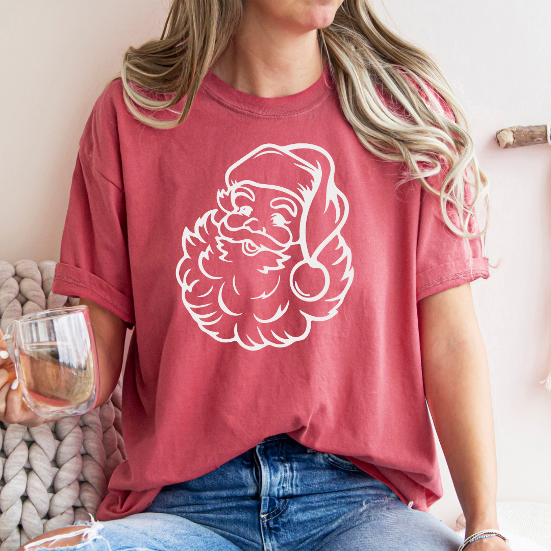 Santa Christmas Tee - Graphic Tee - Christmas Tshirt Hoodie, Sweatshirt | PodTeesHub.com