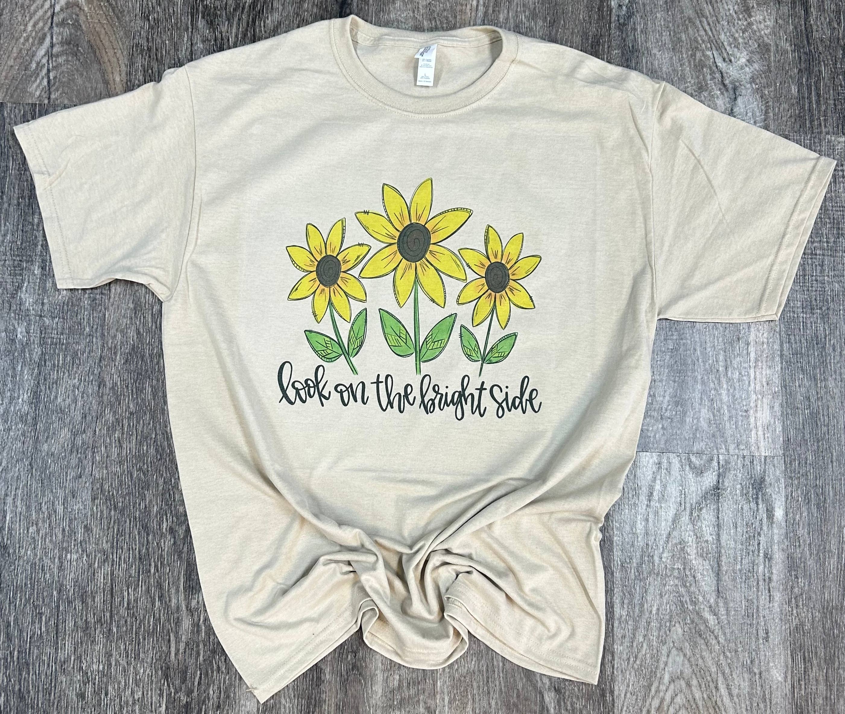 Look On the Bright Side On Sand Tee Hoodie, Sweatshirt | PodTeesHub.com