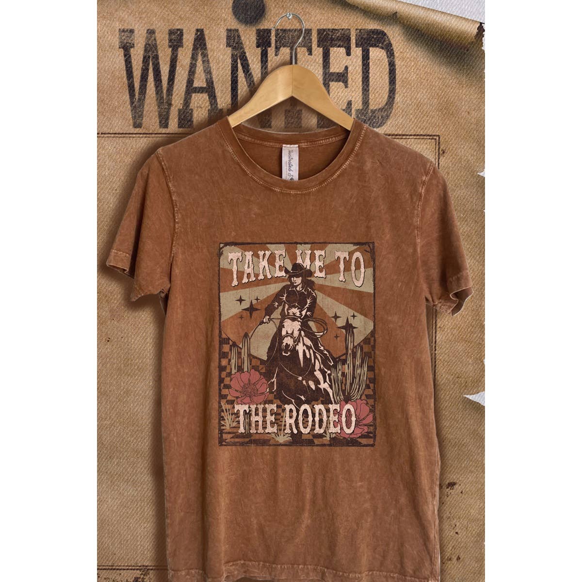 Take Me To the Rodeo Mineral Wash Vintage  Graphic  Tee Hoodie, Sweatshirt | PodTeesHub.com