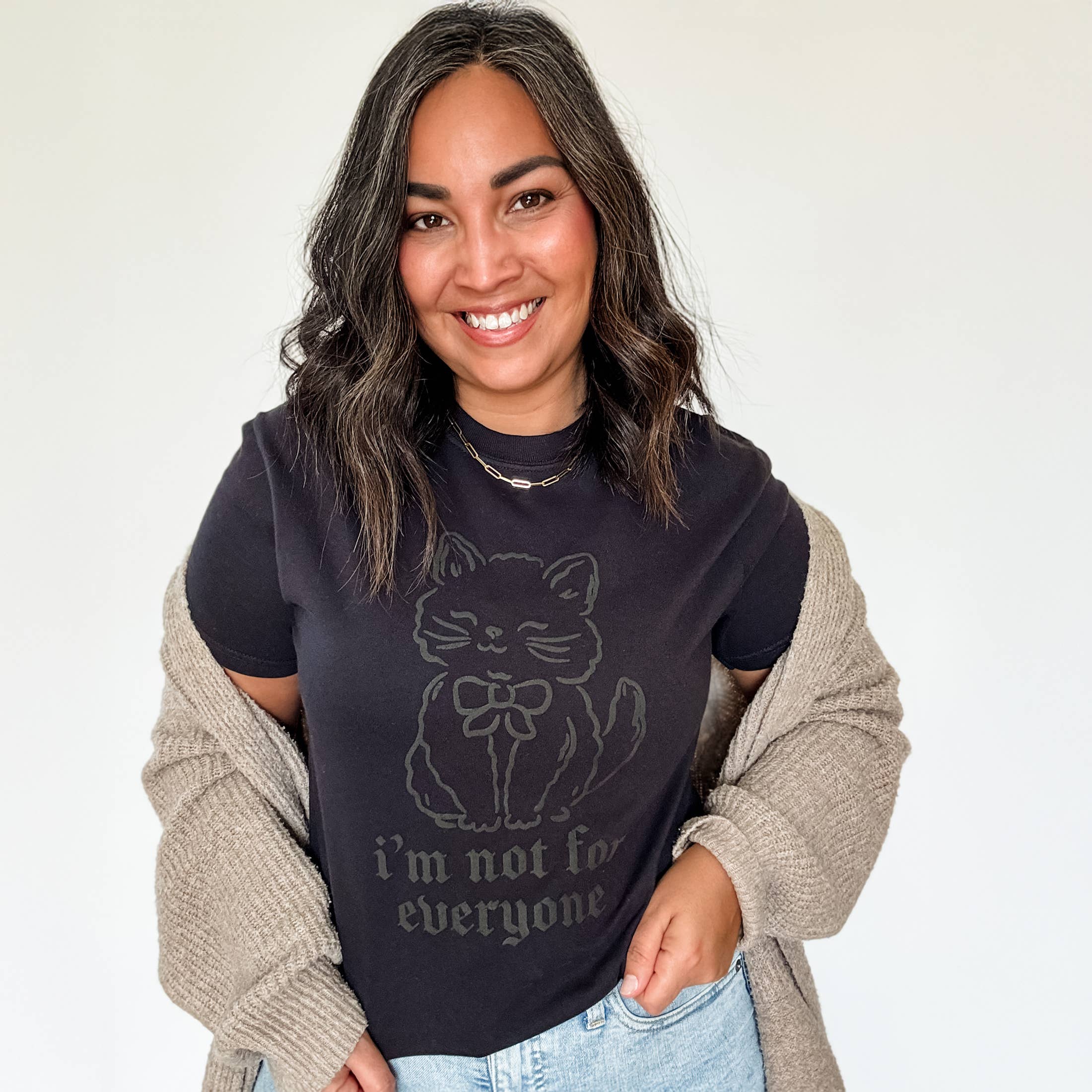 Not For Everyone Shirt, Funny Cat Graphic Tee Shirt Hoodie, Sweatshirt | PodTeesHub.com