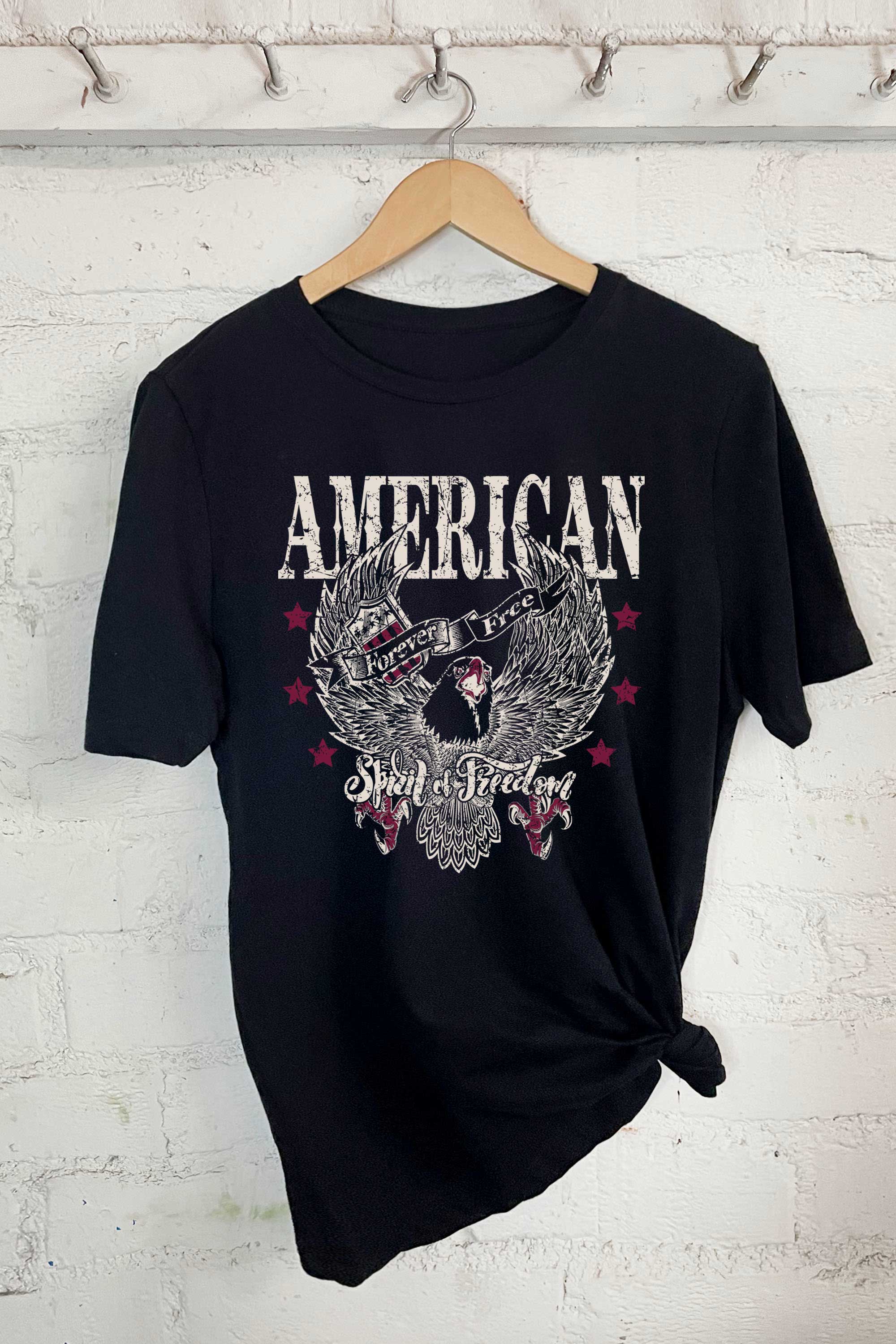 American Spirit of Freedom-Oversized Tee Hoodie, Sweatshirt | PodTeesHub.com