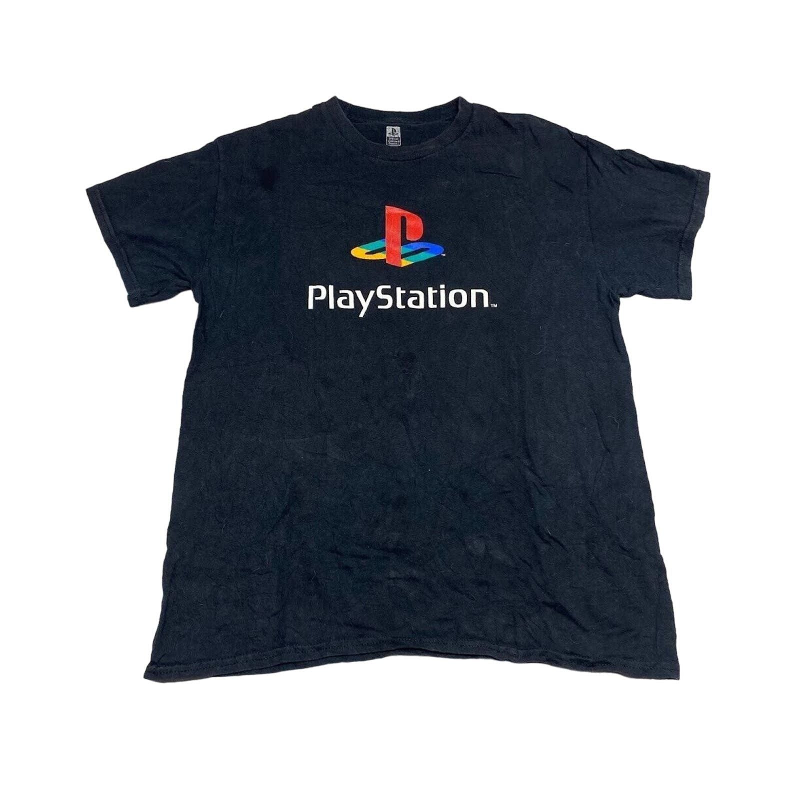 Playstation Gaming Tee Thrifted Vintage Style Size M Hoodie, Sweatshirt | PodTeesHub.com