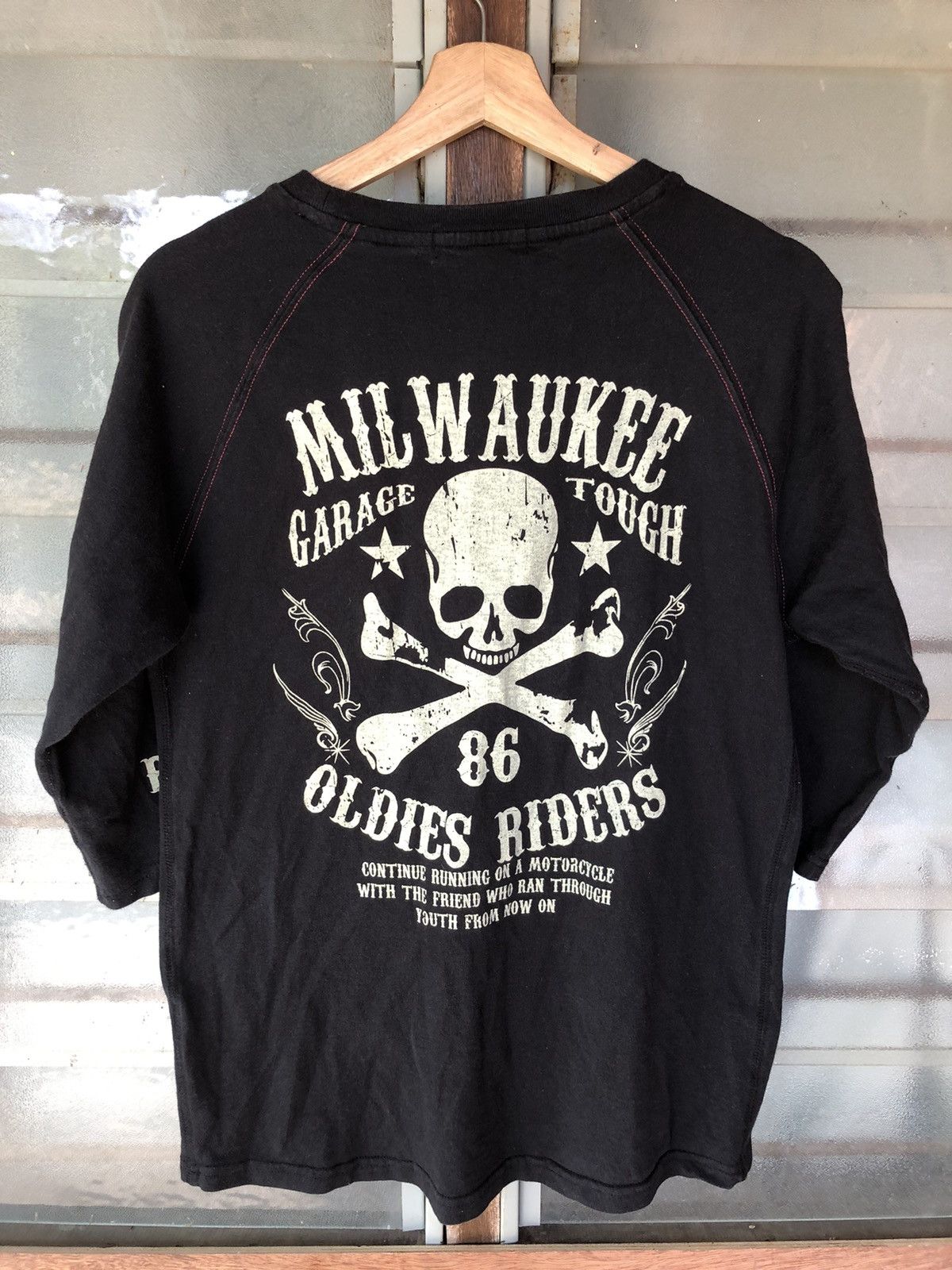 If Six Was Nine Vintage Black Icon Thruxton Milwaukee Skull Punk Shirt Tee Hoodie, Sweatshirt | PodTeesHub.com