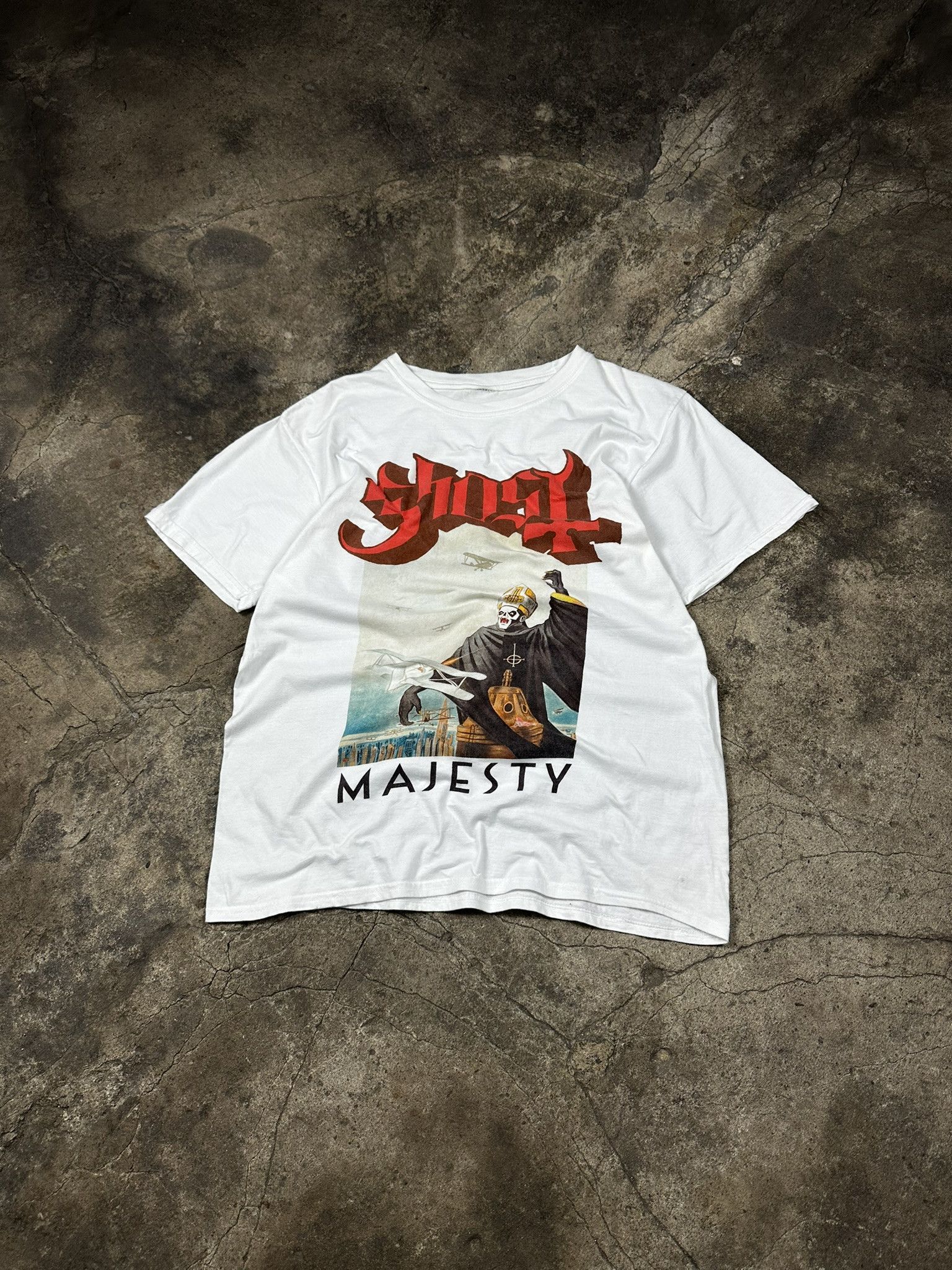 Band Tees Vintage Ghost Majesty Metal Band T Shirt Hoodie, Sweatshirt | PodTeesHub.com