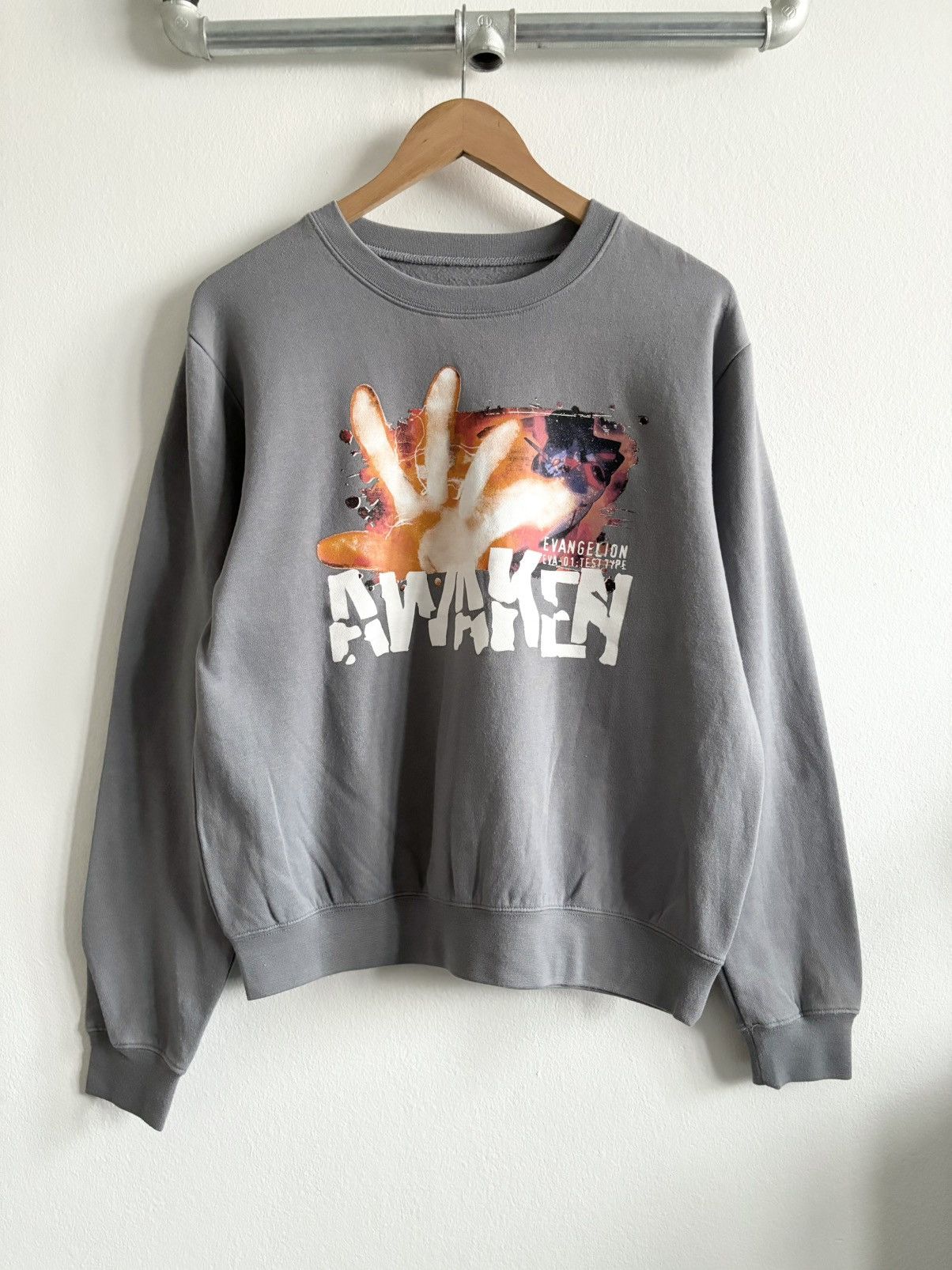 Anime Vintage Evangelion Blue Stone Cropped T-Shirts, Hoodie, Sweatshirt