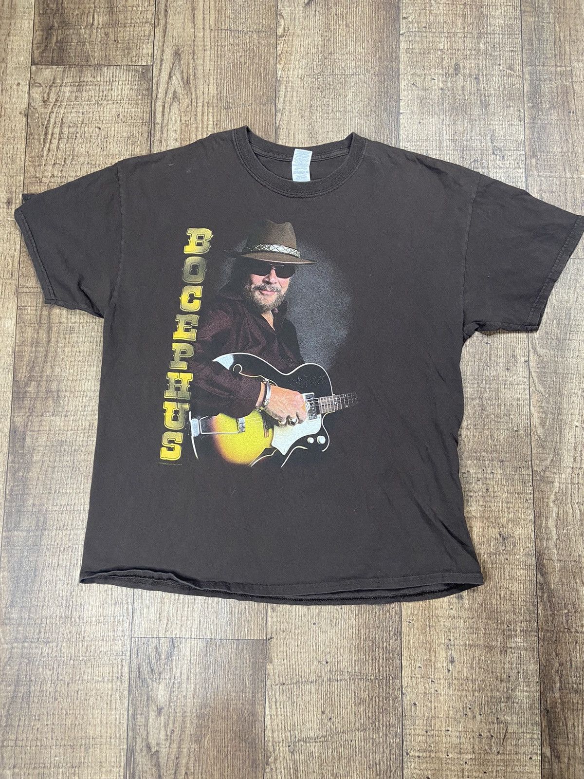 Band Tees Vintage Y2k Faded Bocephus Brown Country Concert Tee Xl Hoodie, Sweatshirt | PodTeesHub.com